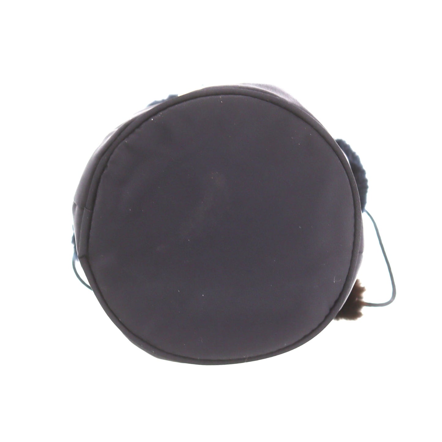 CELINE Drawstring Pouch Black Nylon Far #AG802