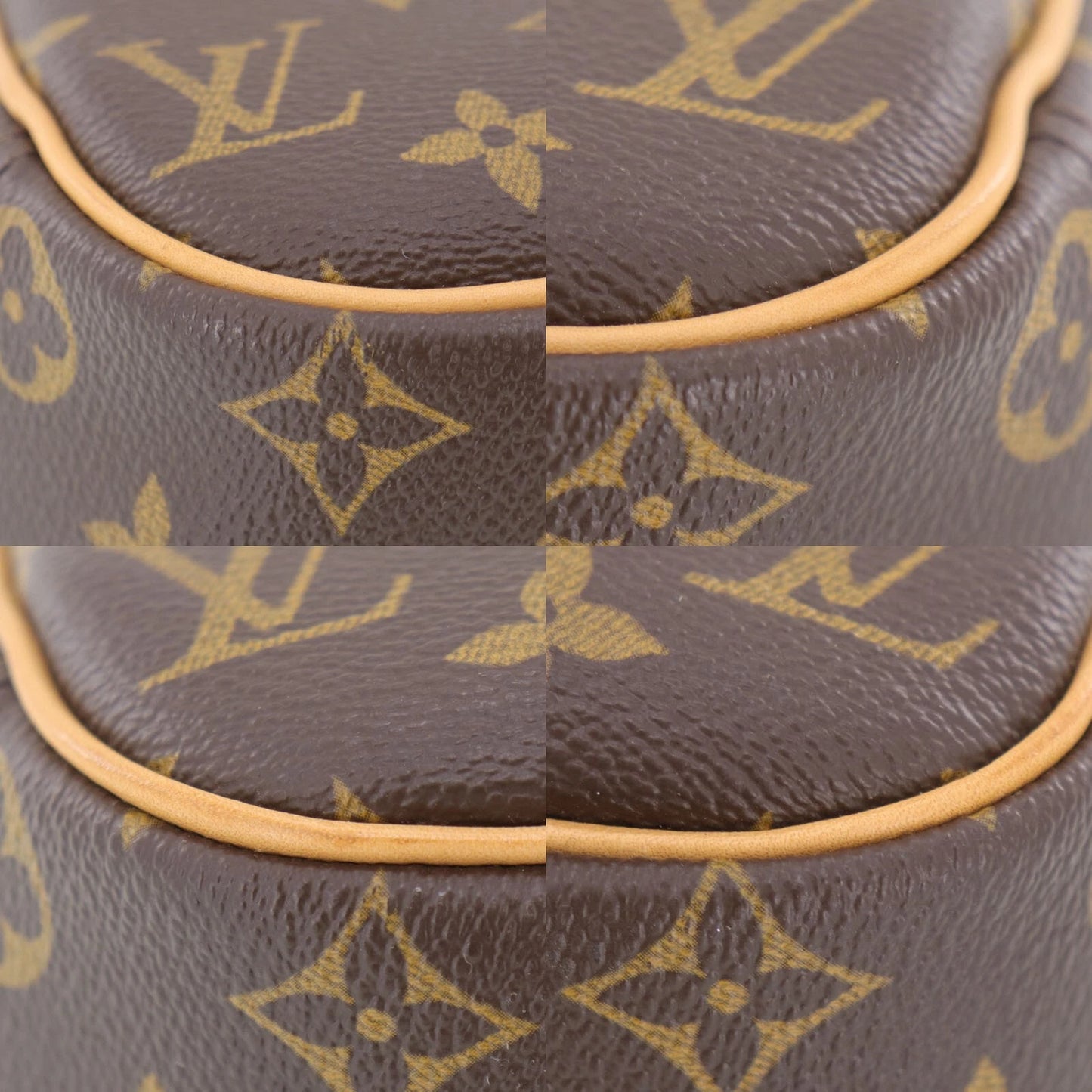 LOUIS VUITTON LV Trouville Handbag Monogram Leather M42228 #BP947