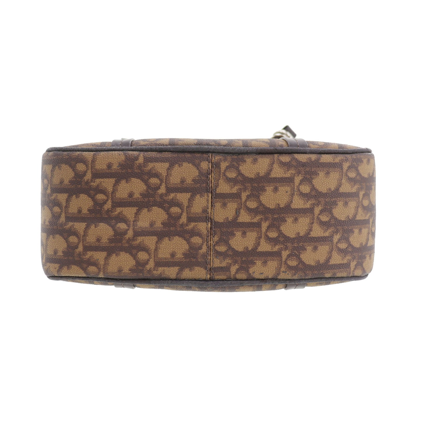 Christian Dior Trotter Handbag Brown PVC #CT20
