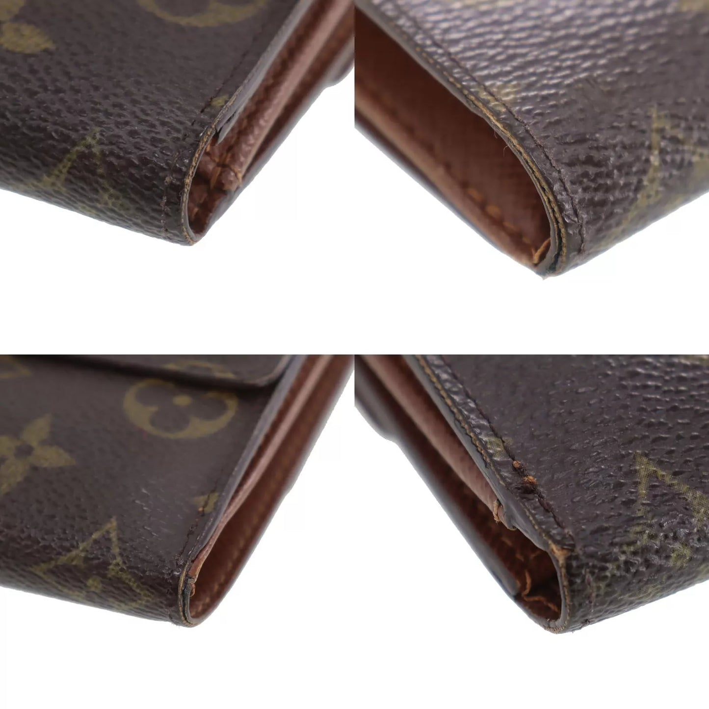 Louis Vuitton LV Porte Monnaie Bier Cartes Credit Wallet M61652 #BP319