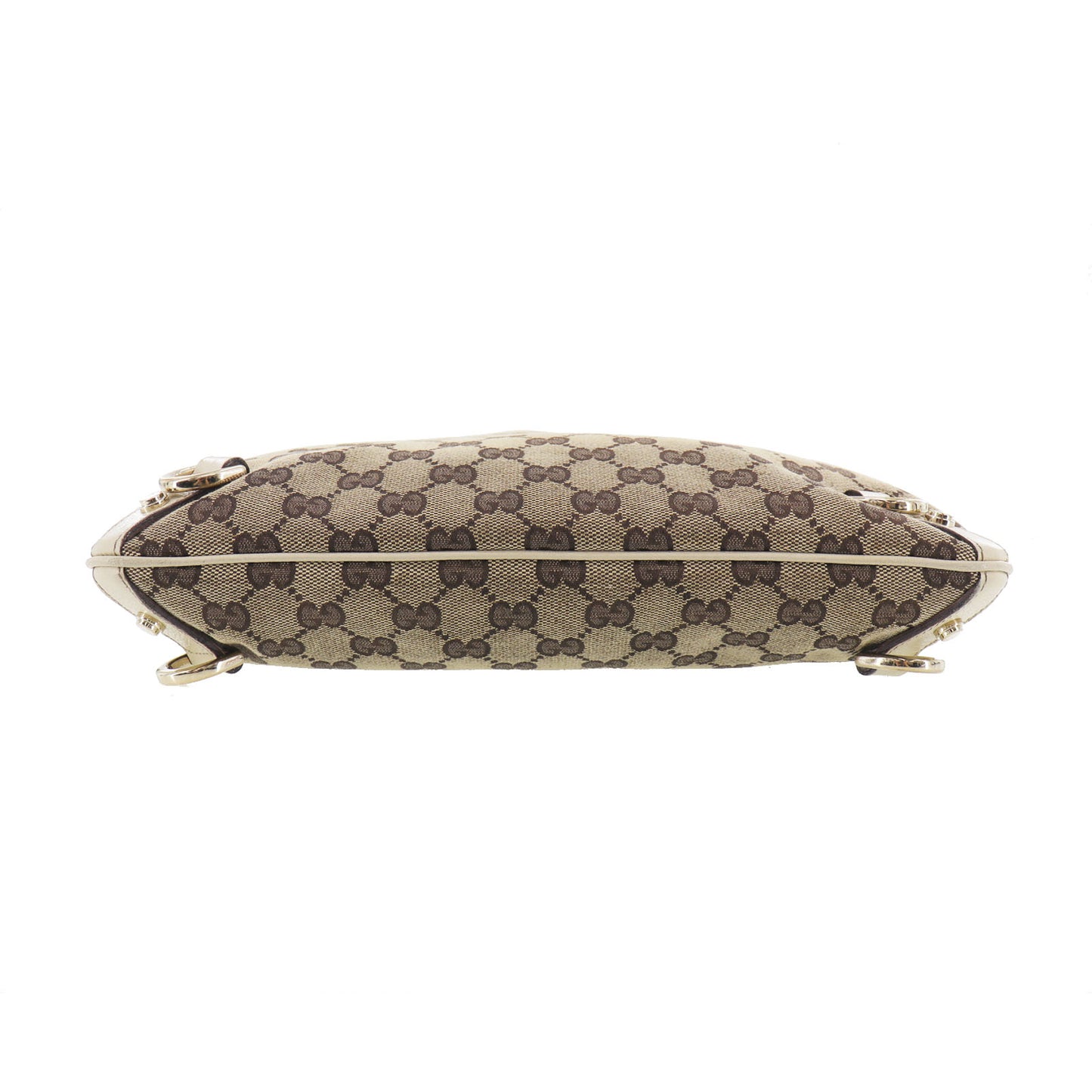 GUCCI Original GG Canvas Abbey Crossbody Shoulder Bag Brown #EB80