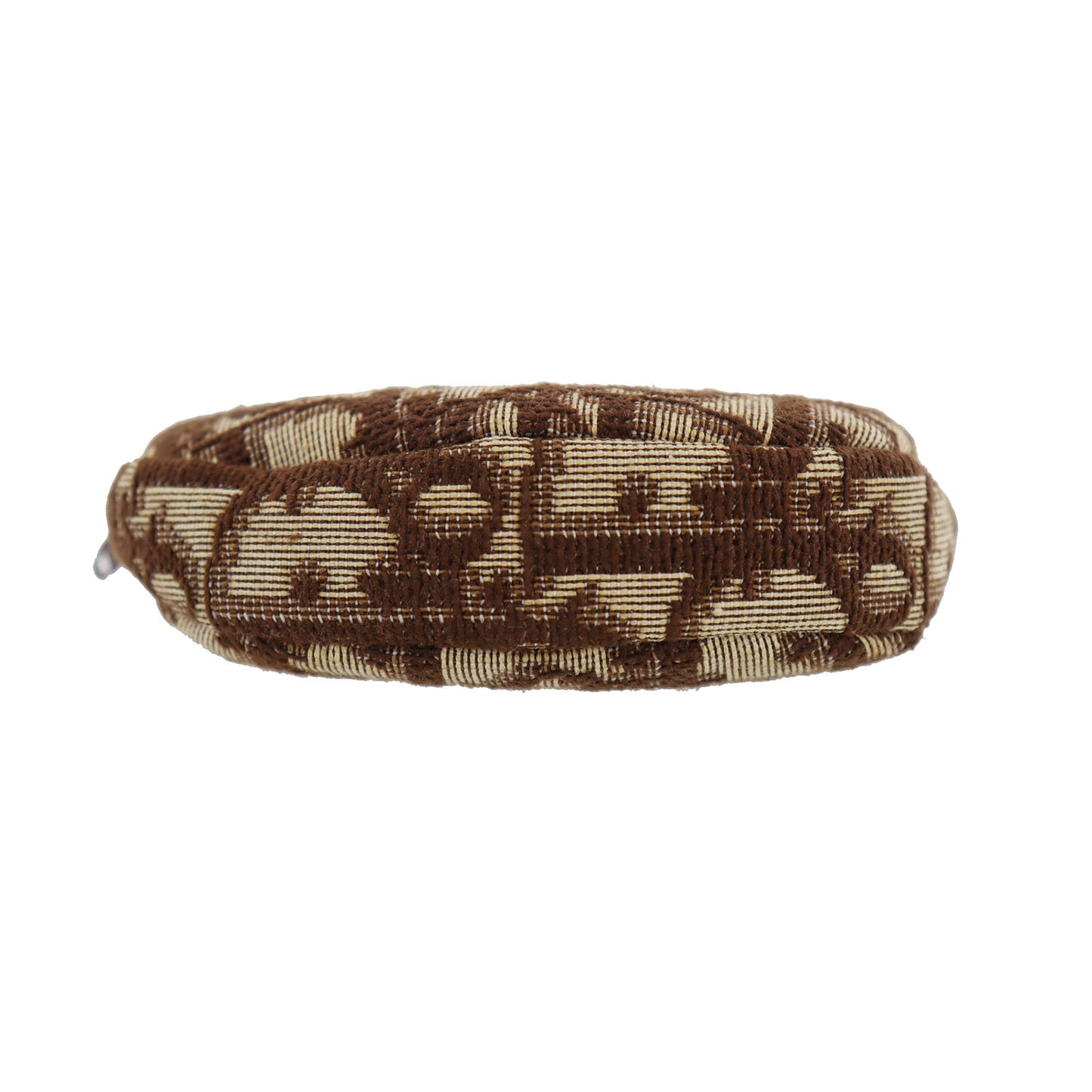 Christian Dior Trotter Mini Coin Wallet Pouch Brown Canvas #CH115