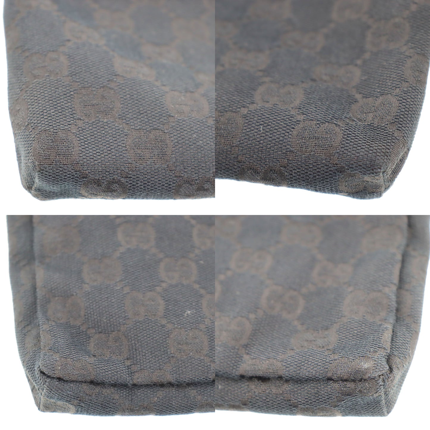 GUCCI Original GG Canvas Fanny Pack Black Canvas #BP470