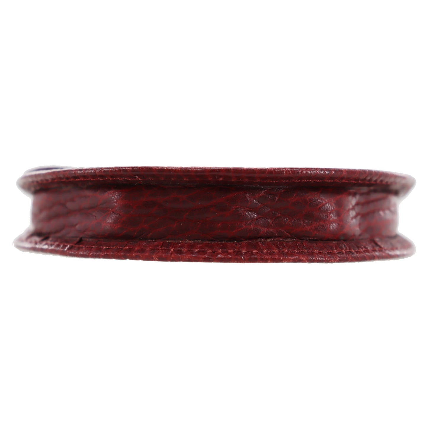 Cartier Logos Must Line Coin Case Bordeaux Leather #AH125