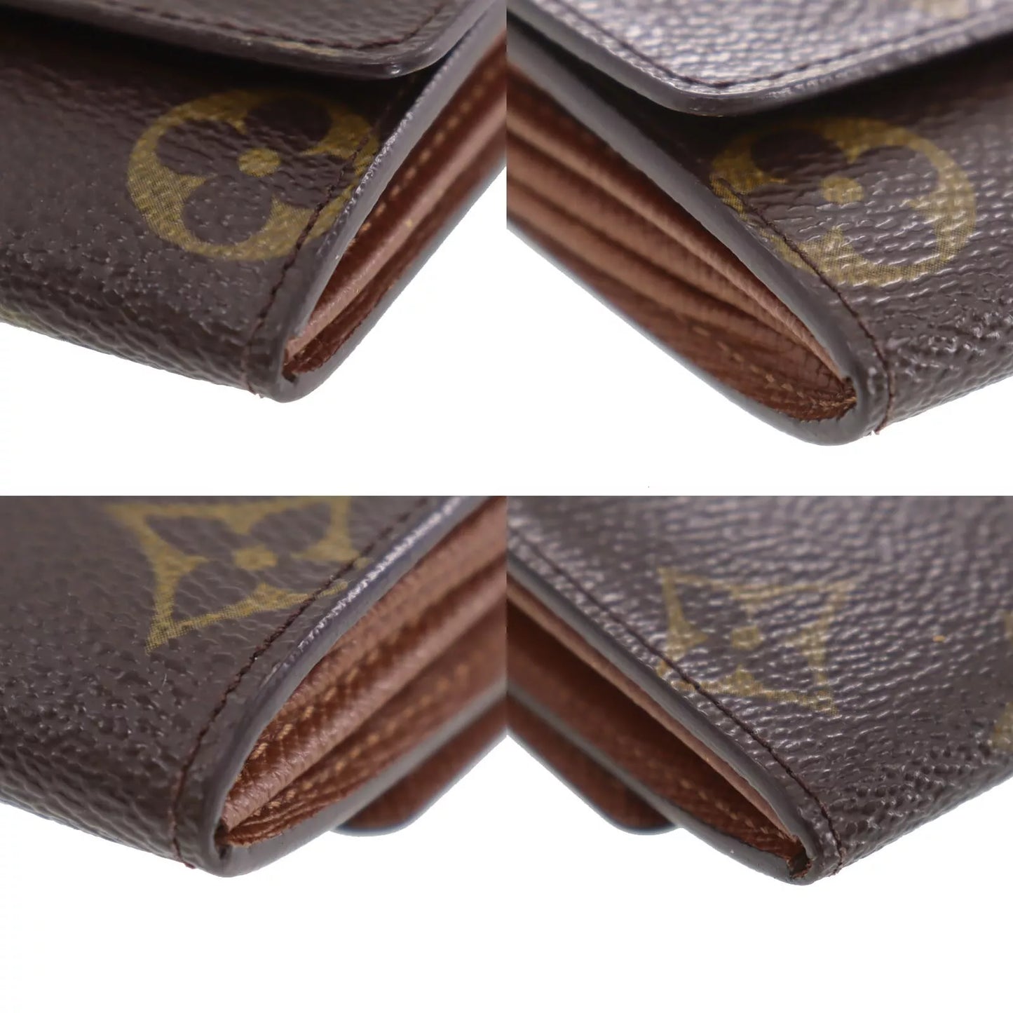 Louis Vuitton LV Porte Monnaie Plat Coin Wallet Monogram M61930 #CN605