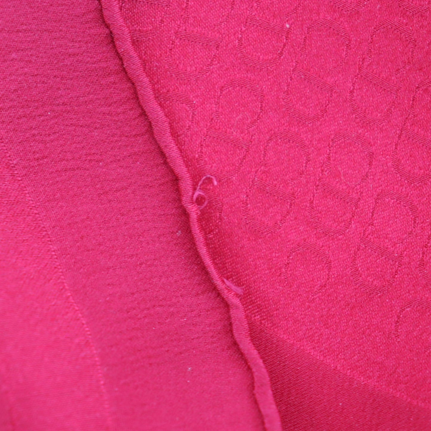 Christian Dior CD Logos Silk Scarf Red #ED34