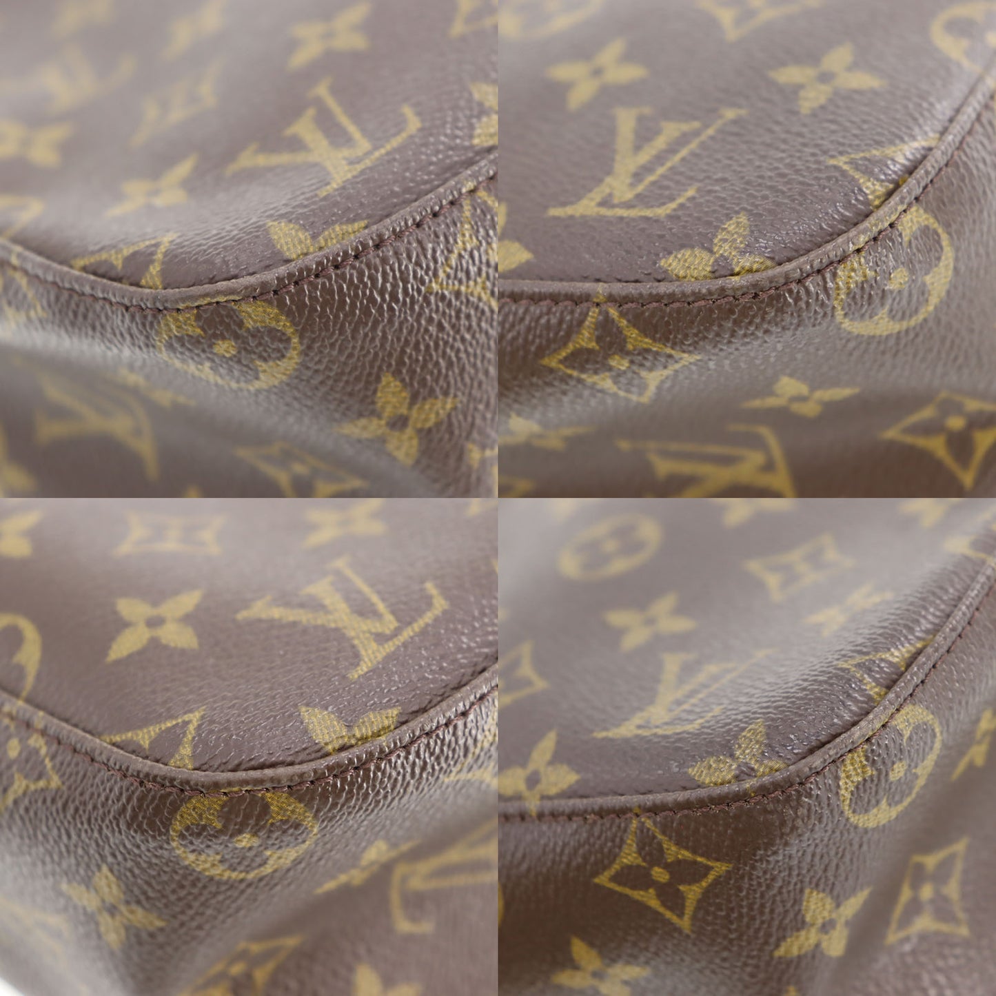 Louis Vuitton LV M51146 Monogram Shoulder Bag Looping MM #CF725