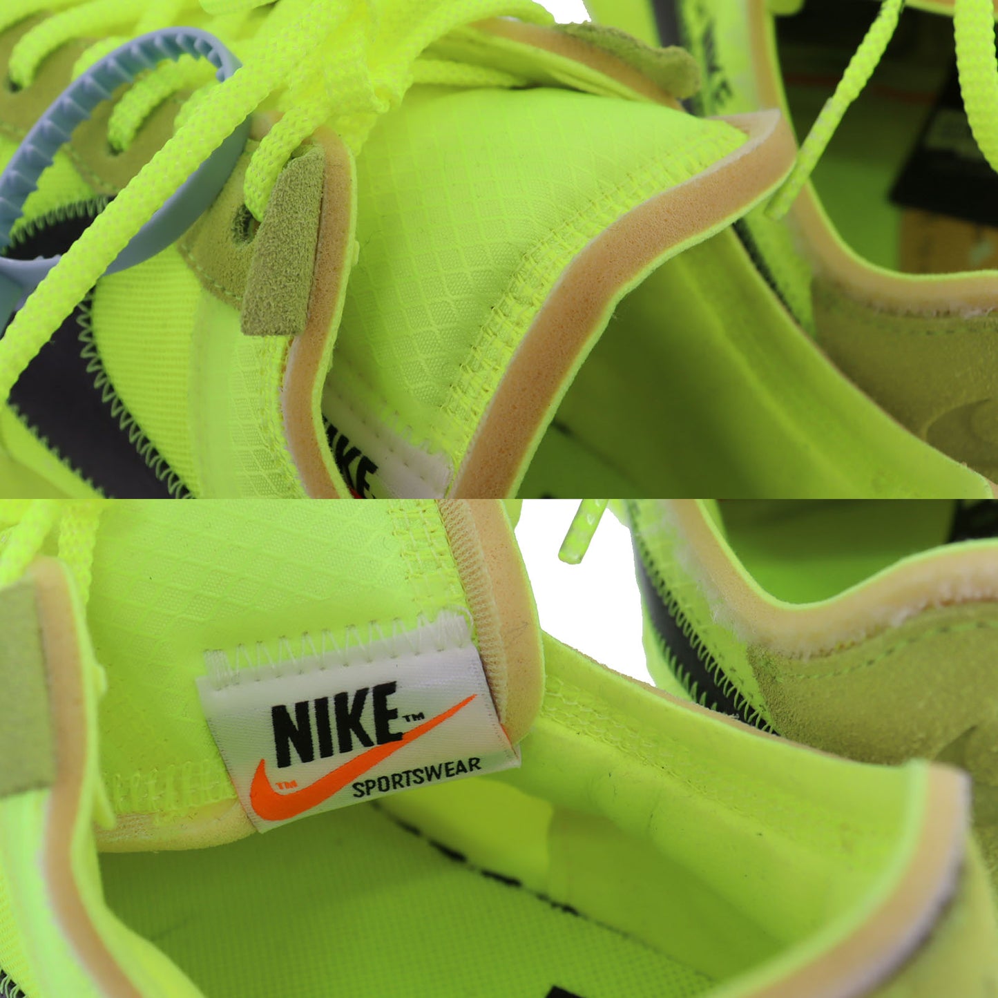 Nike Air Force 1 Low Lace Up Shoes Sneakers Volt Size 10 Fluorescent Green AE997