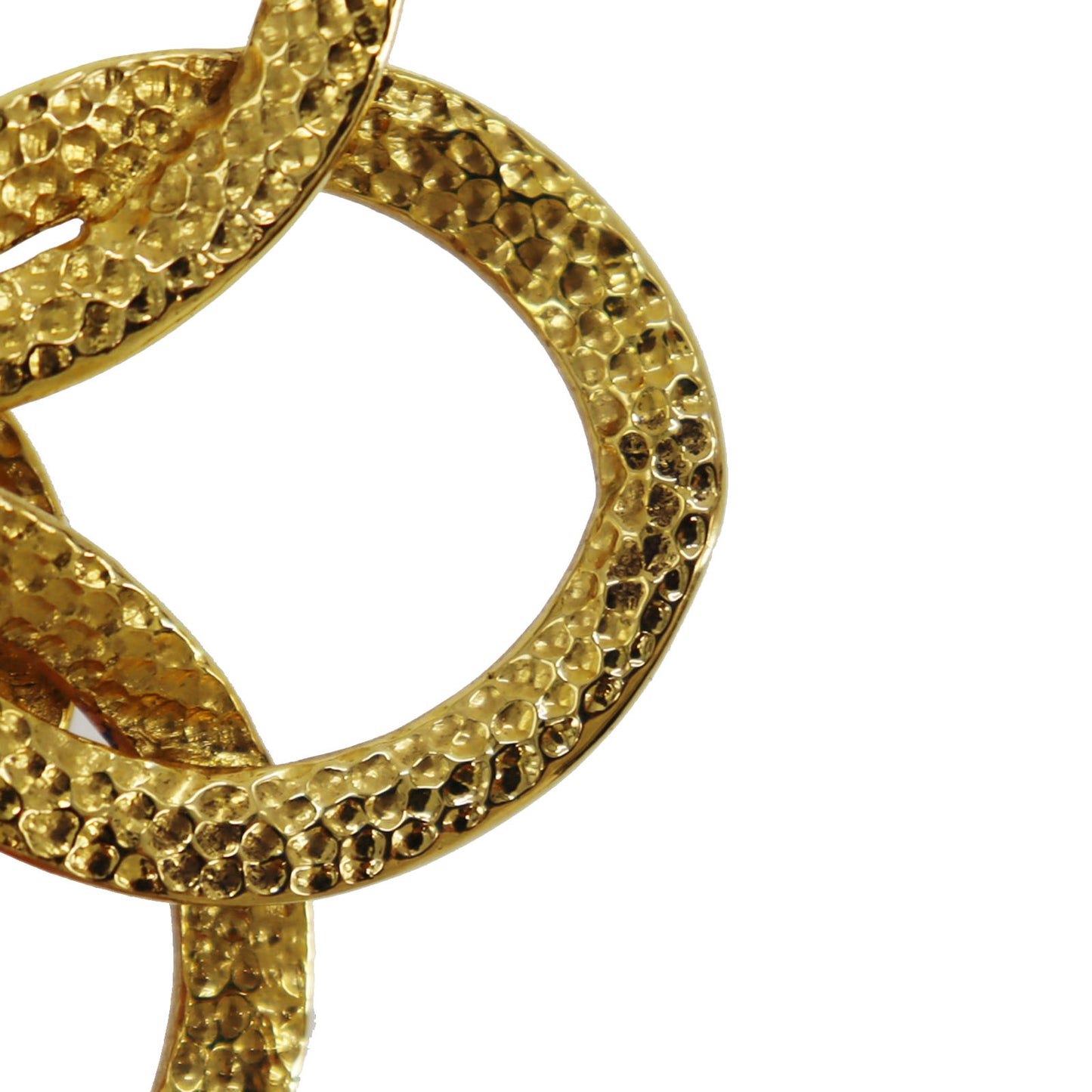 CHANEL CC Flower Pin Brooch Gold Plated 96P #CD808