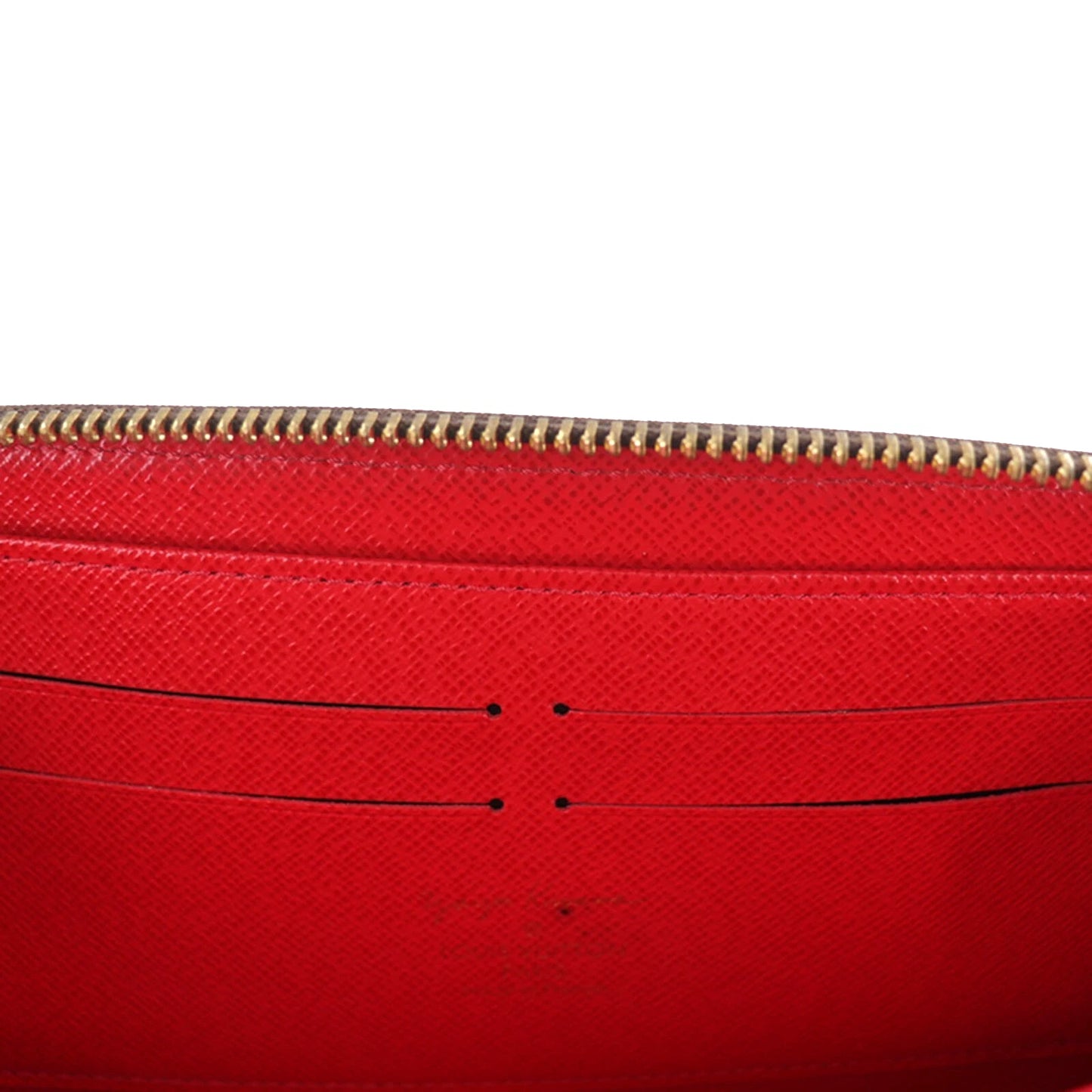 LOUIS VUITTON LV Pumpkin Dot Zippy Wallet Monogram Leather M60450 EG484