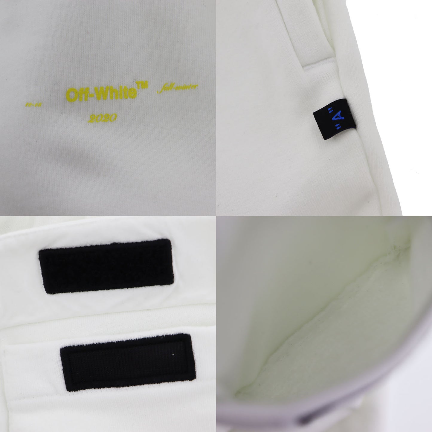 OFF-WHITE Bottom White Size M Italy 100% Cotton #AG851