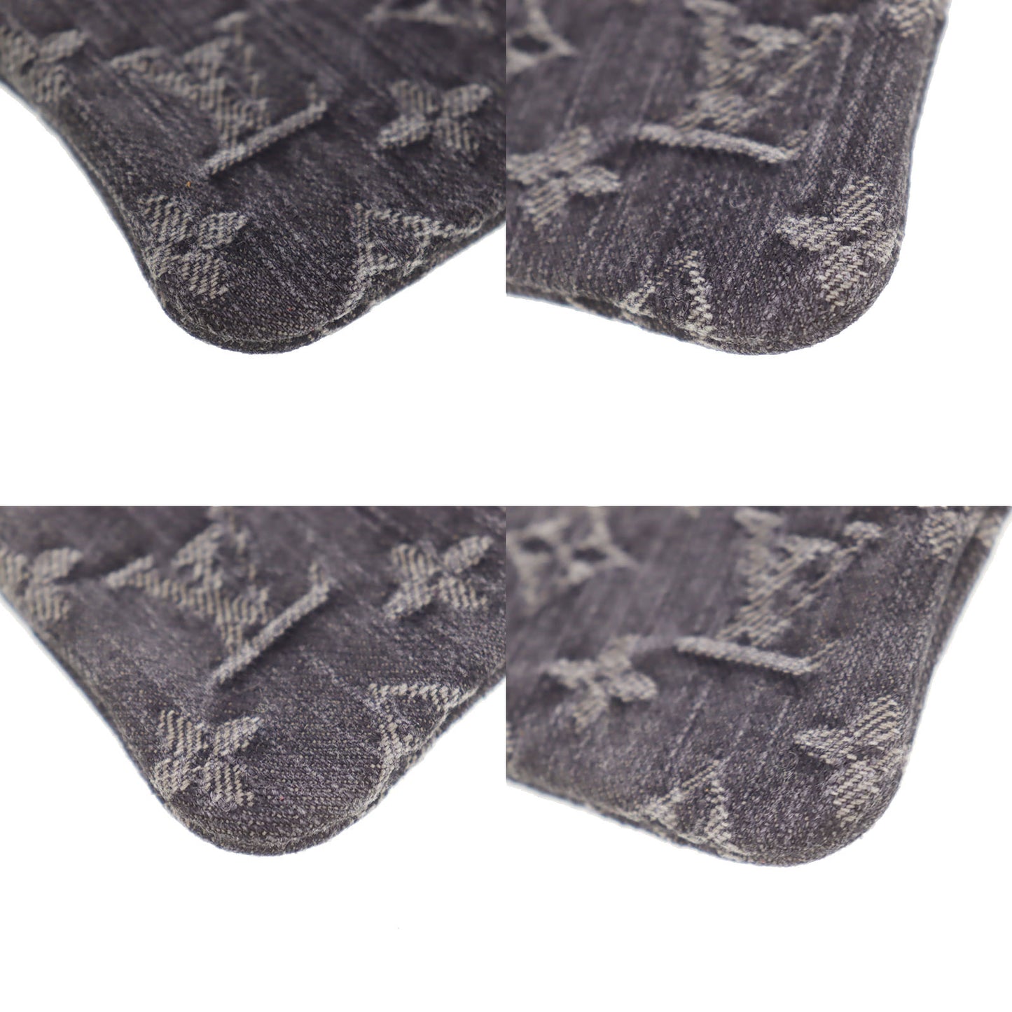 LOUIS VUITTON LV Pochette Cles Coin Purse Monogram Denim M95616 #CY688