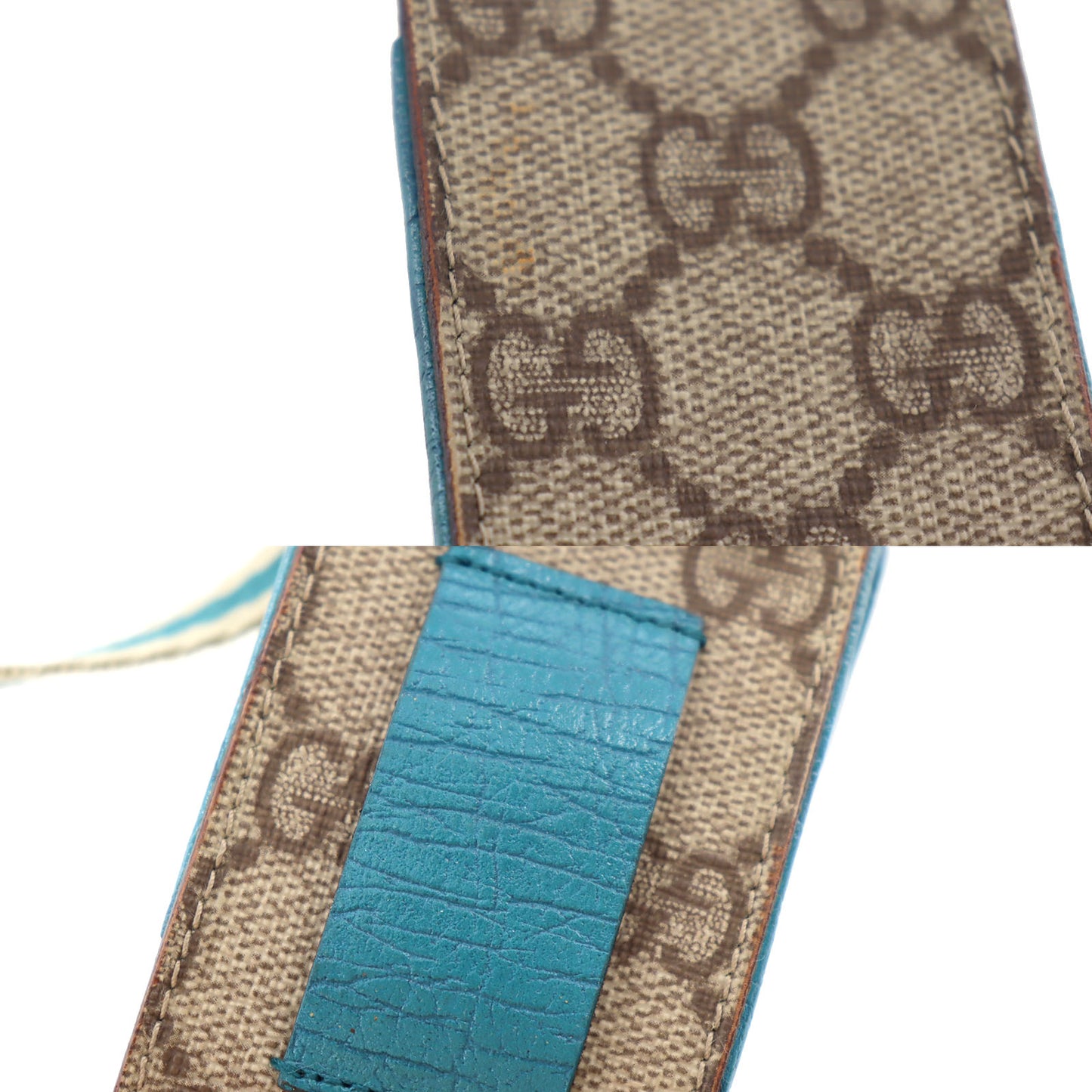 GUCCI GG Plus Web Stripe Sherry iPod Mini Case Brown #AG830