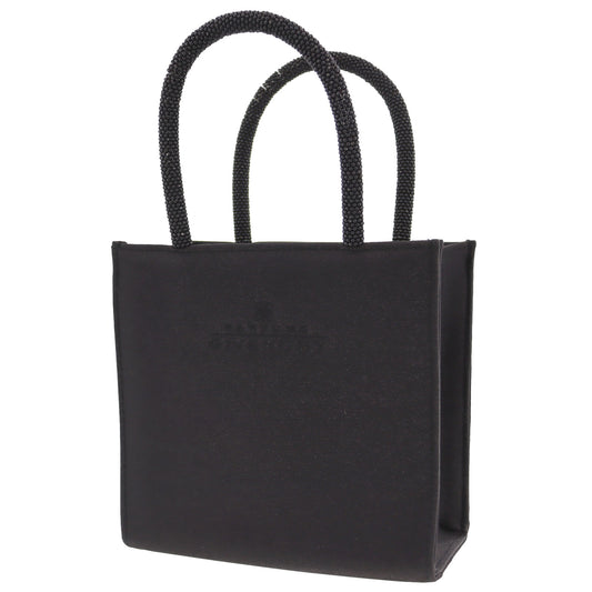 GIVENCHY Handbag Black Glitter Polyester Nylon Beads #AH313