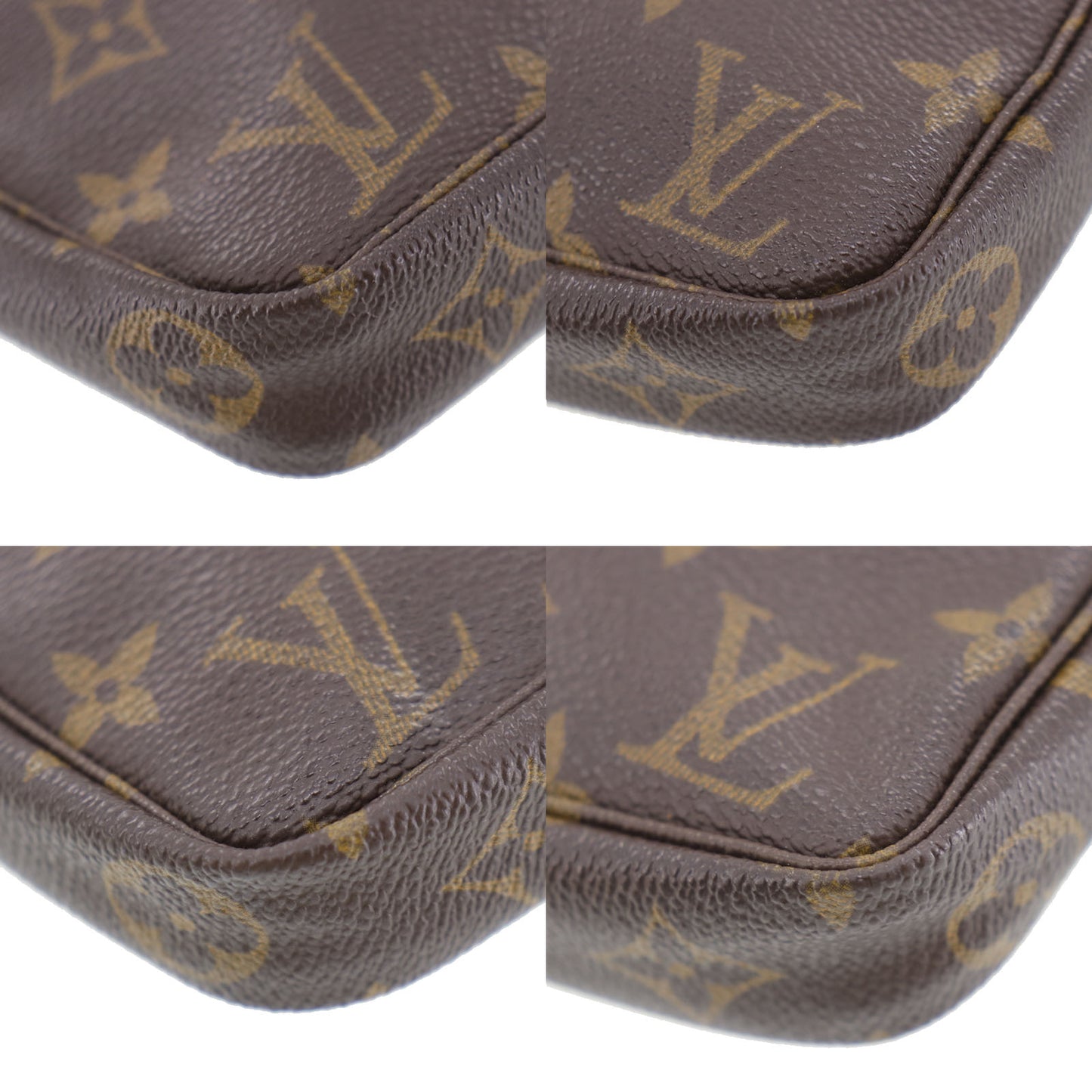 LOUIS VUITTON LV Pochette Accessories Monogram Pouch Handbag M51980 #CP451