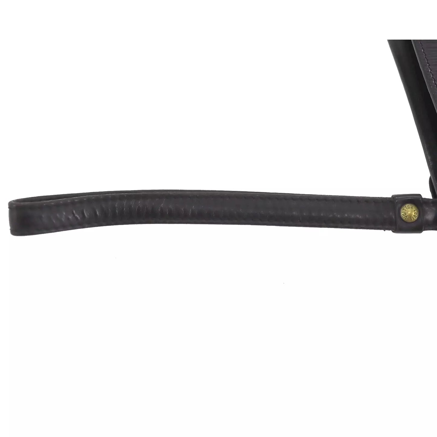 Louis Vuitton LV Pochette Serie Dragonne Clutch Black Epi M52612 #EA29