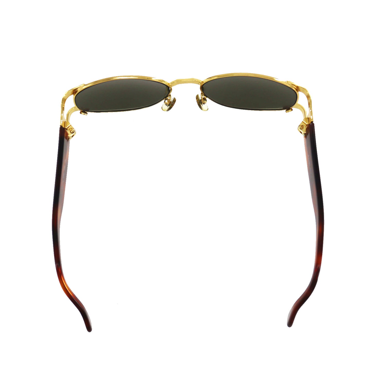 FENDI Sunglasses Black Brown Eye Wear #CO59