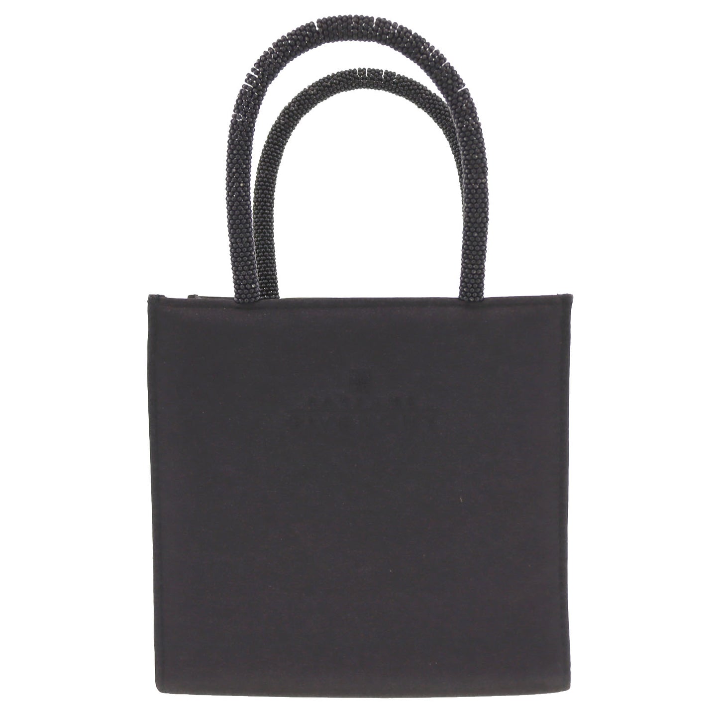 GIVENCHY Handbag Black Glitter Polyester Nylon Beads #AH313