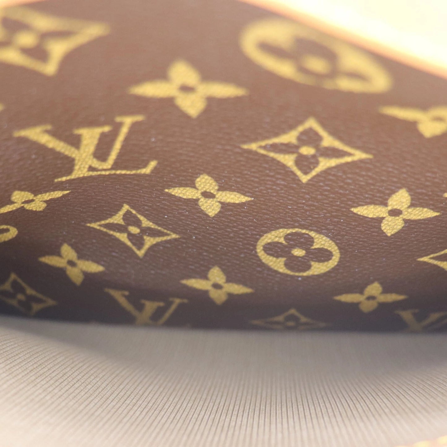 LOUIS VUITTON LV Trouville Handbag Monogram Leather M42228 #BP947
