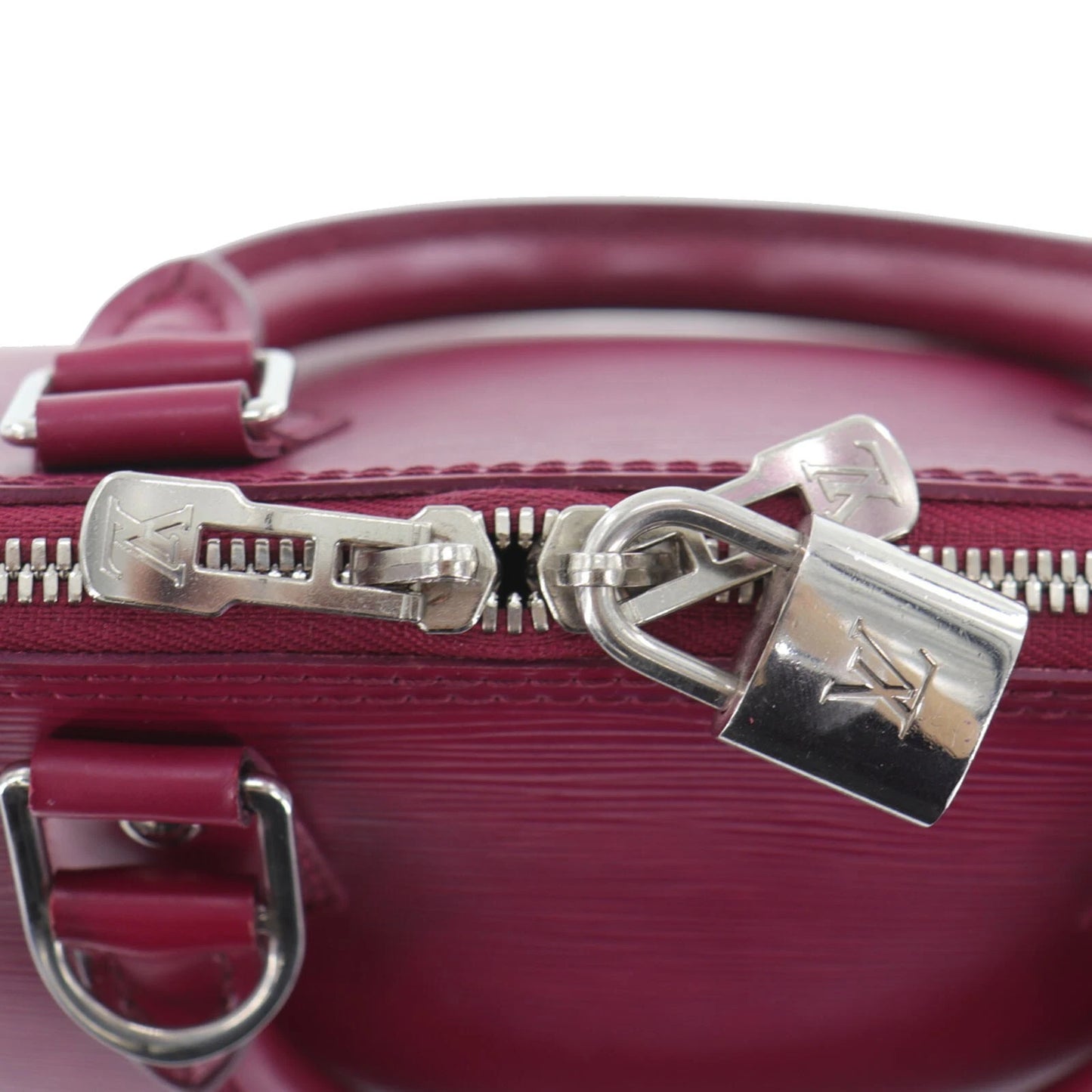 LOUIS VUITTON LV Alma PM Handbag Pink Epi Leather M40490 #EG84