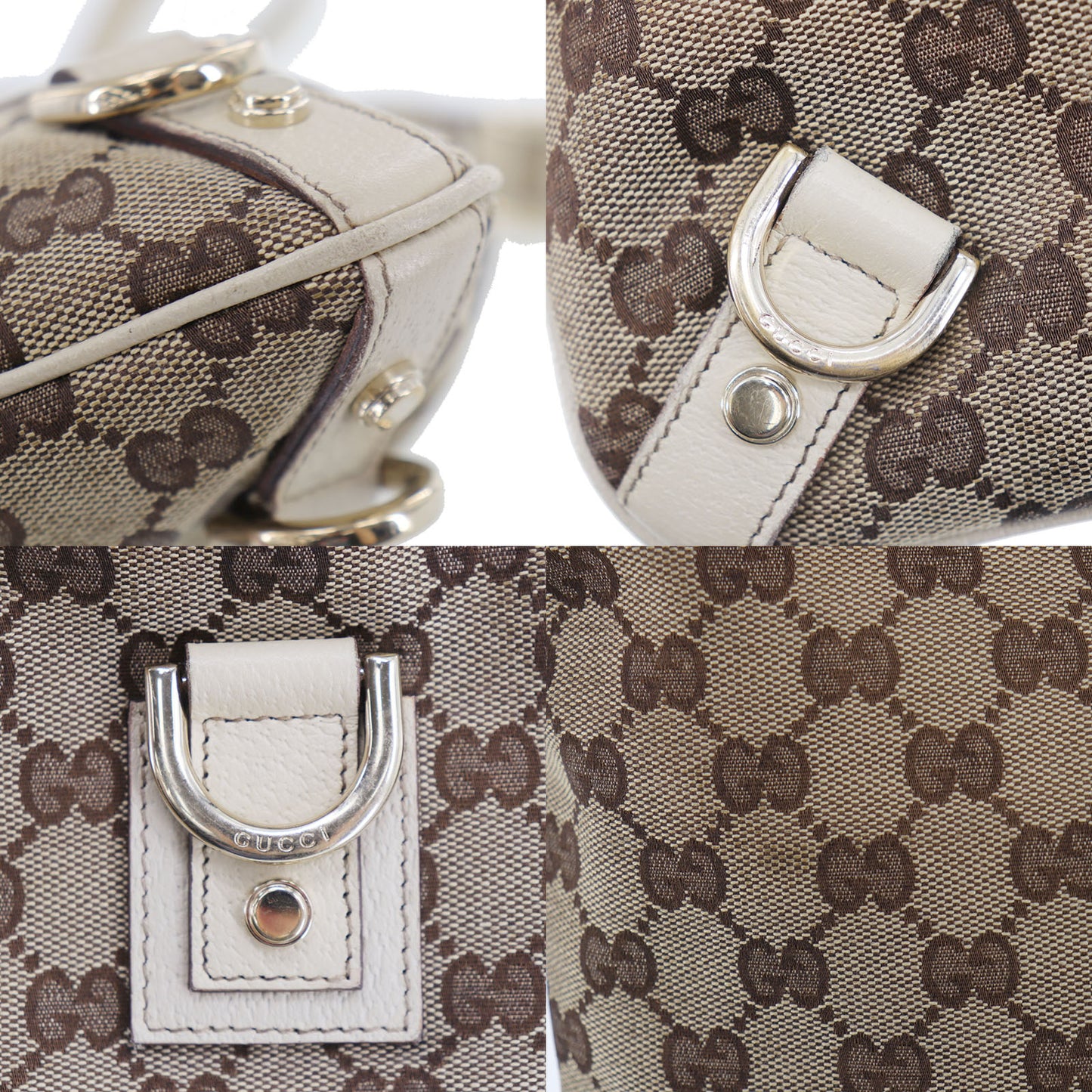 GUCCI Original GG Canvas Abbey Crossbody Shoulder Bag Brown #EB80