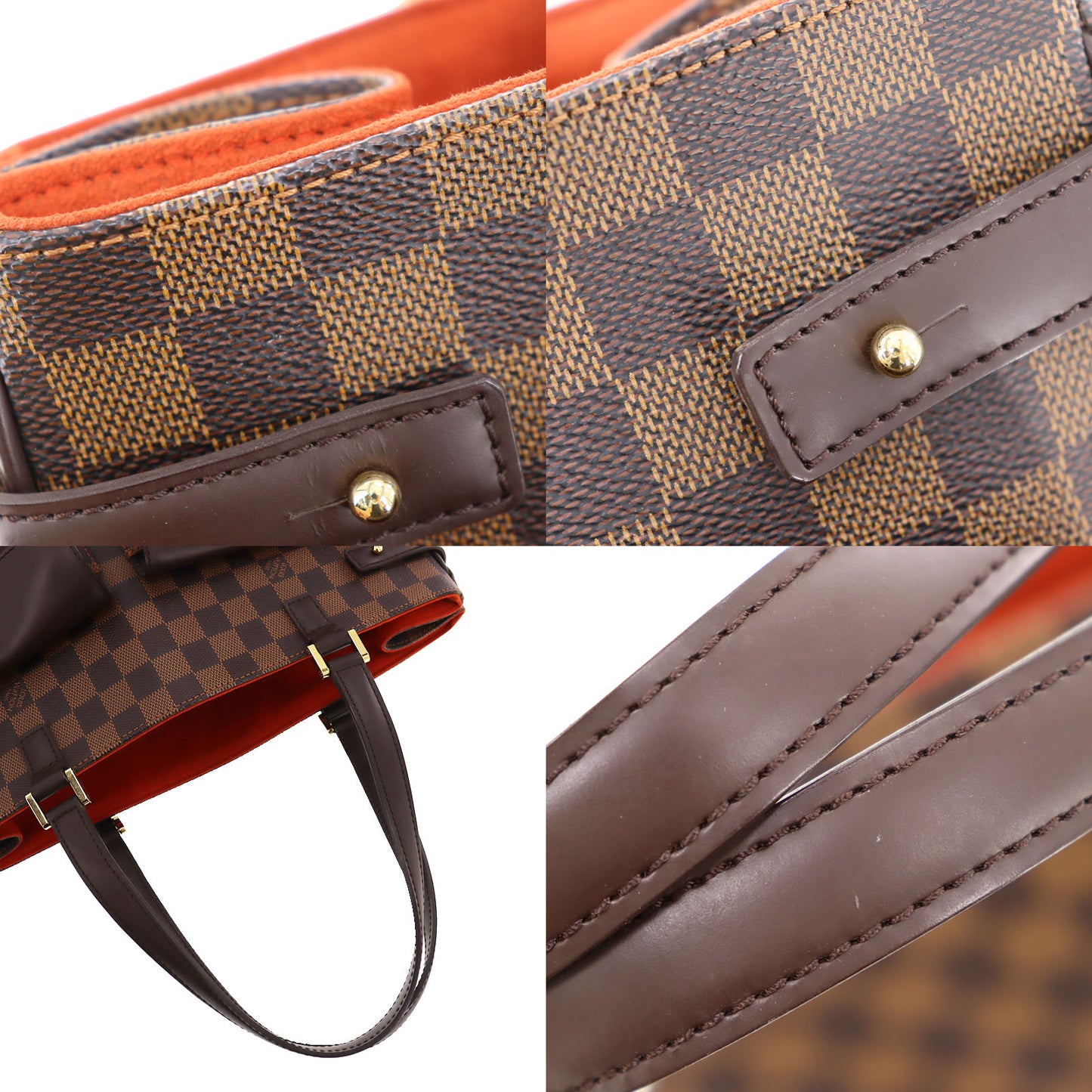 LOUIS VUITTON Uzes Shoulder Tote Bag Damier N51128 #BT686