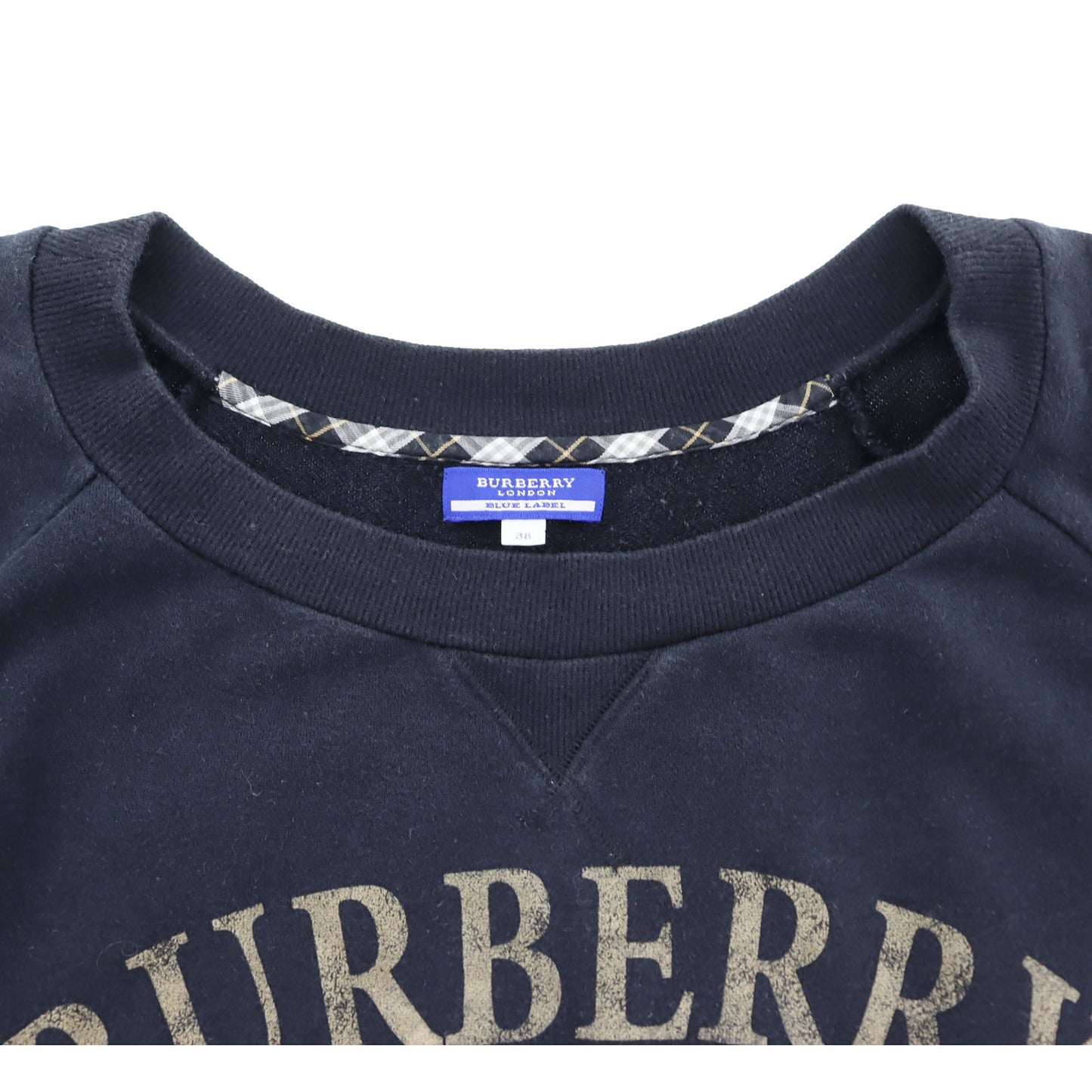 Burberry Sweatshirt Tops Black Size 38 Cotton #AH109
