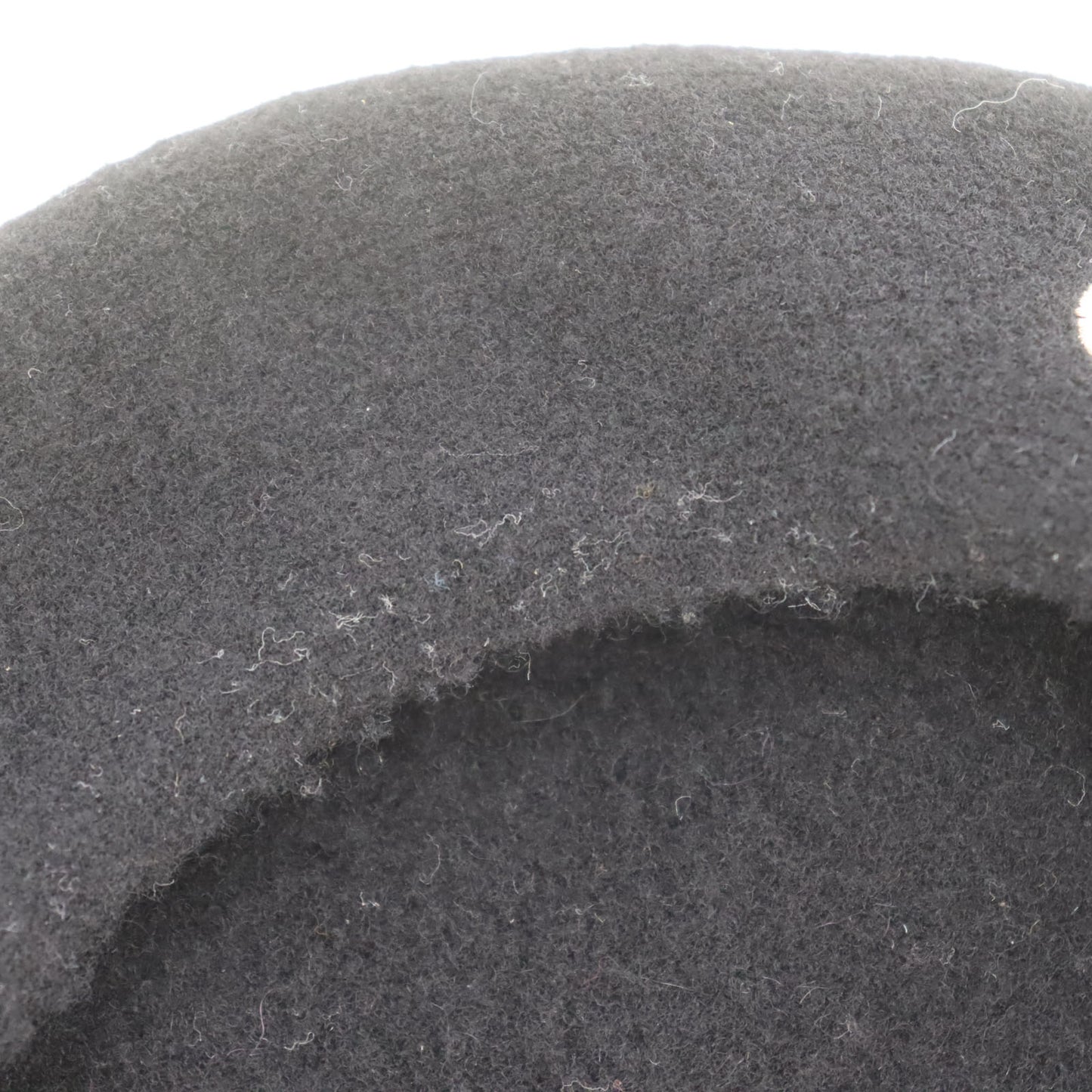 Christian Dior Beret Preschoolers Hat 100% Wool Black Kids T3 #CO56