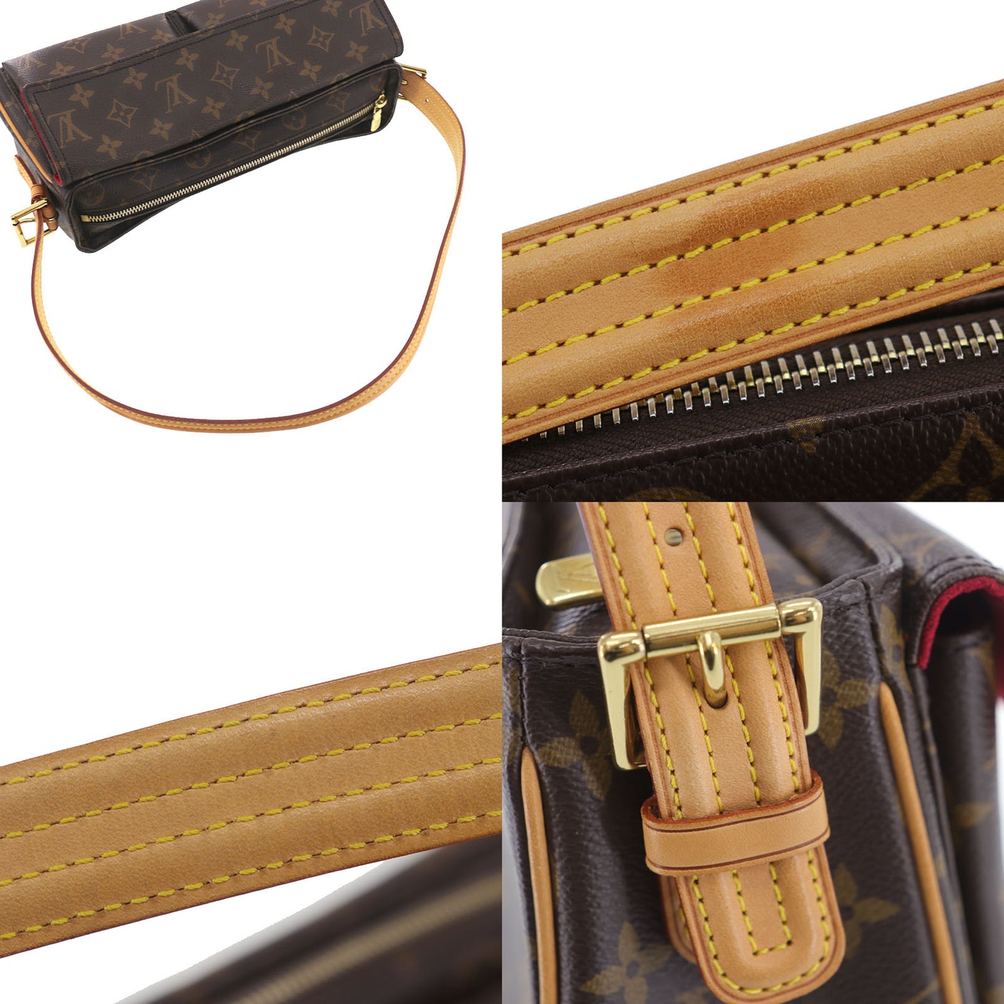 Louis Vuitton LV Viva Cite MM Monogram Shoulde Bag M51164 #EB956