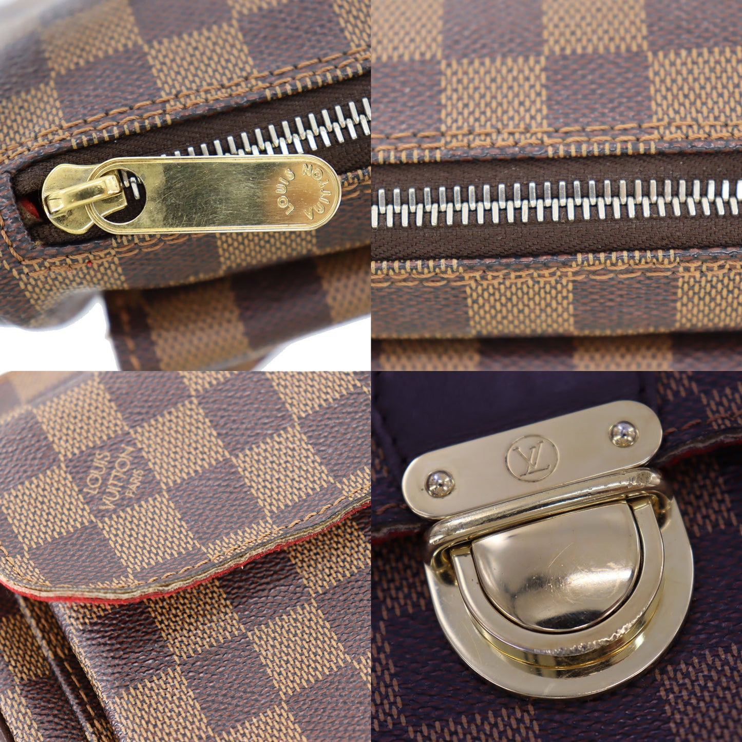 LOUIS VUITTON LV Ravello GM Shoulder Bag Damier Brown N60006 #AG882