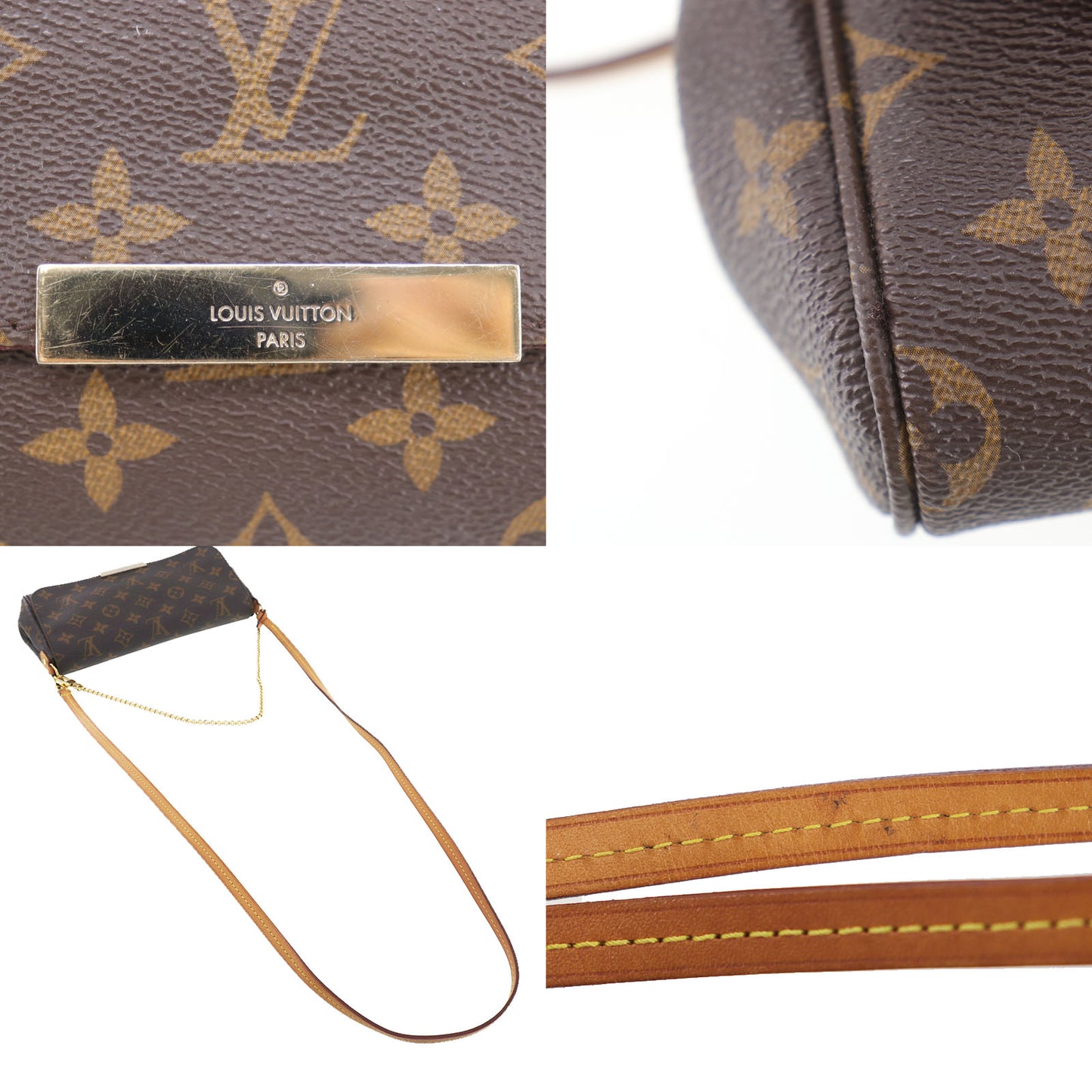 Louis Vuitton LV M40718 Monogram Shoulder Bag Favorite MM #CJ739