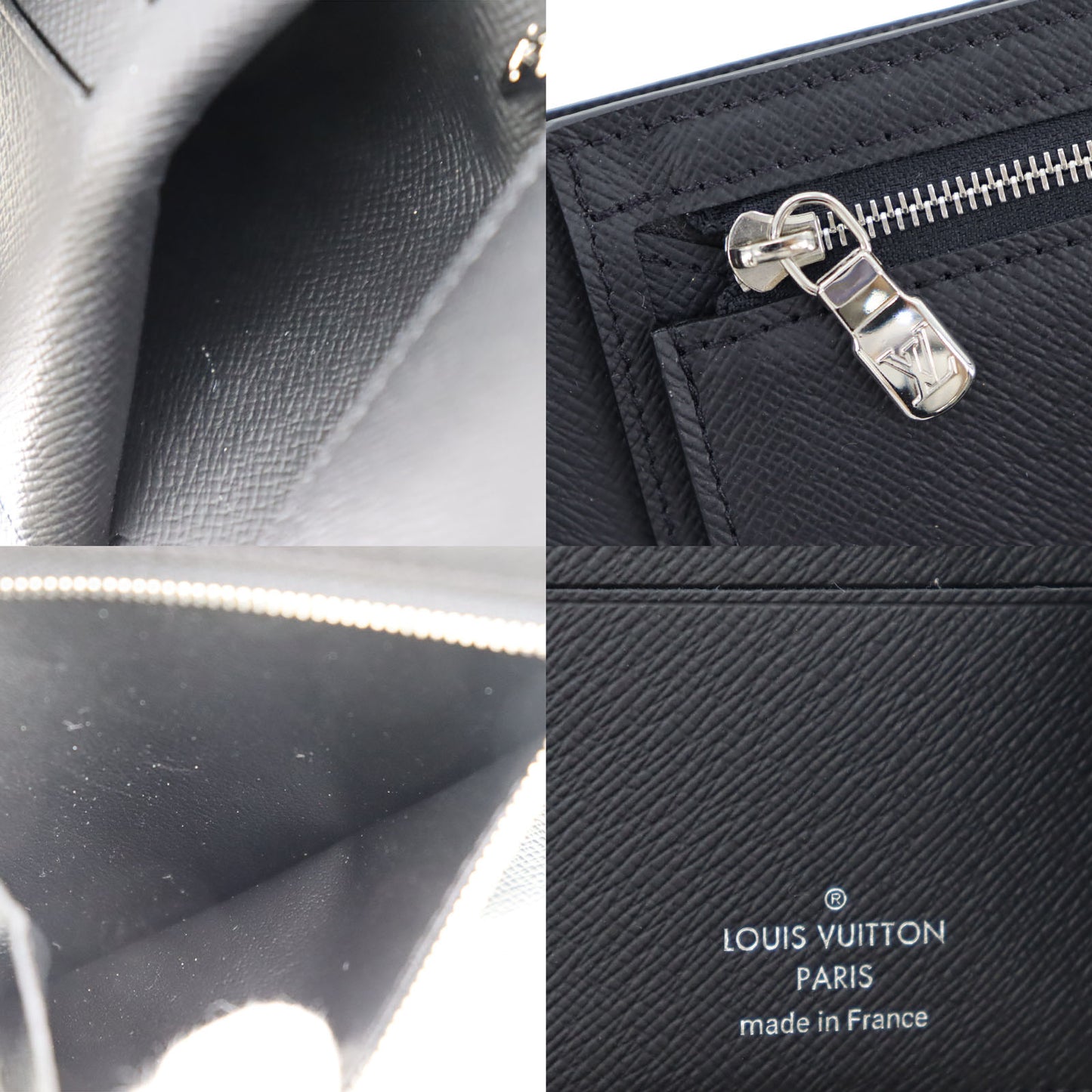 LOUIS VUITTON LV Damier Graphite Portefeiulle Amerigo Wallet N60053 #AG670