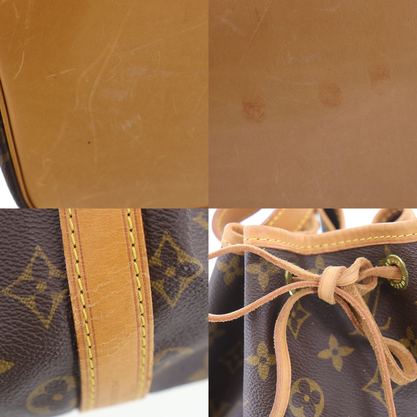 Louis Vuitton LV Petit Noe Monogram Shoulder Bag M42226 #AG342