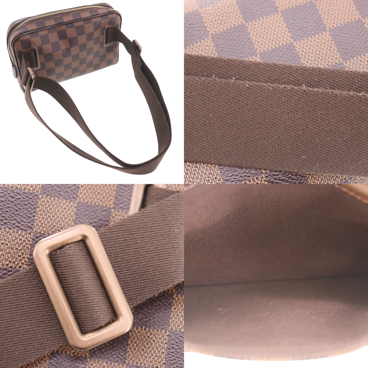 Louis Vuitton LV Brooklyn Damier Belt Bag Bum Bag N41101 #ED346