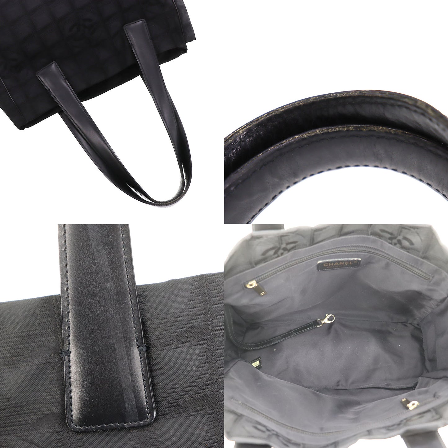 CHANEL New Travel Line Shoulder Tote Bag Nylon #CK488