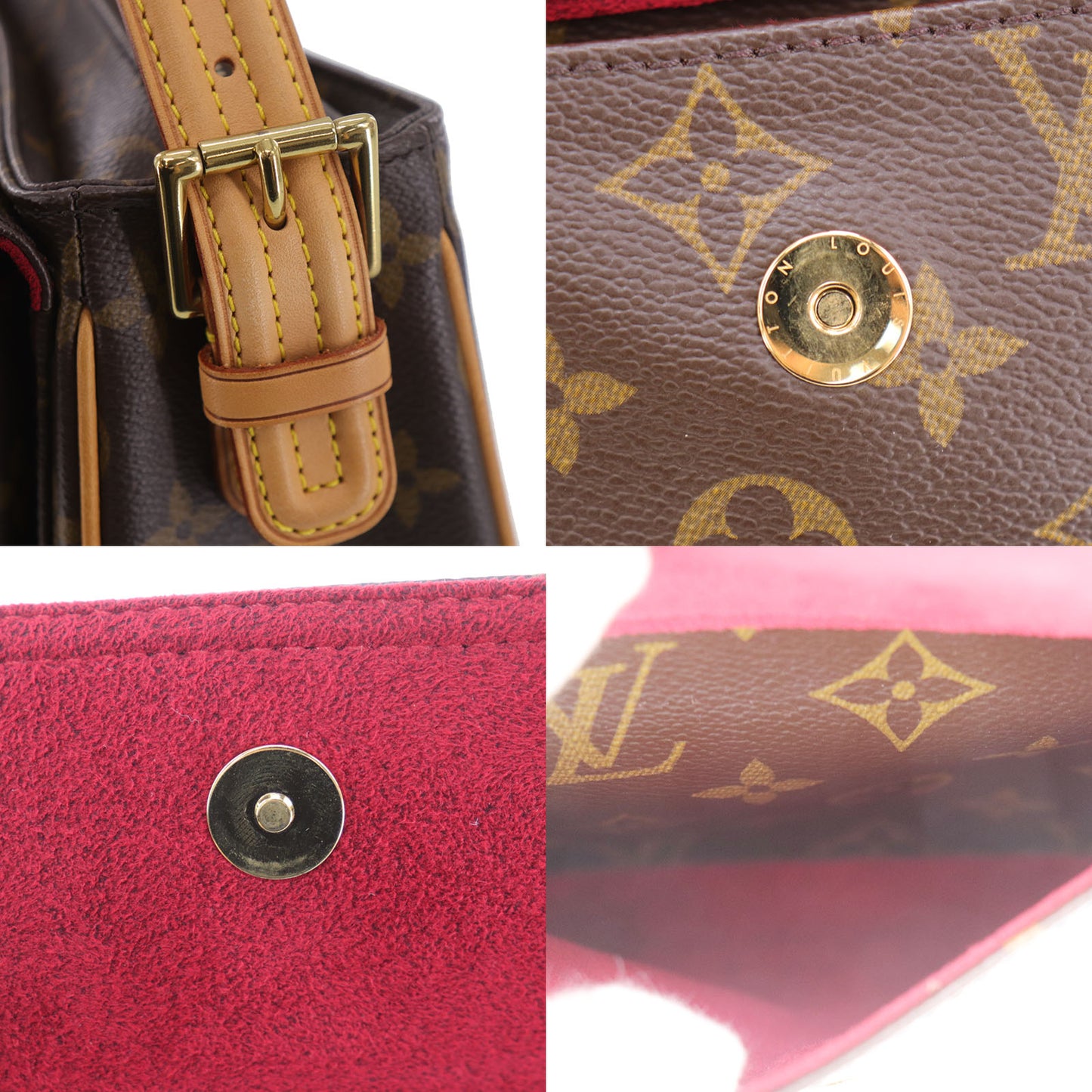 Louis Vuitton LV Viva Cite MM Monogram Shoulde Bag M51164 #EB956