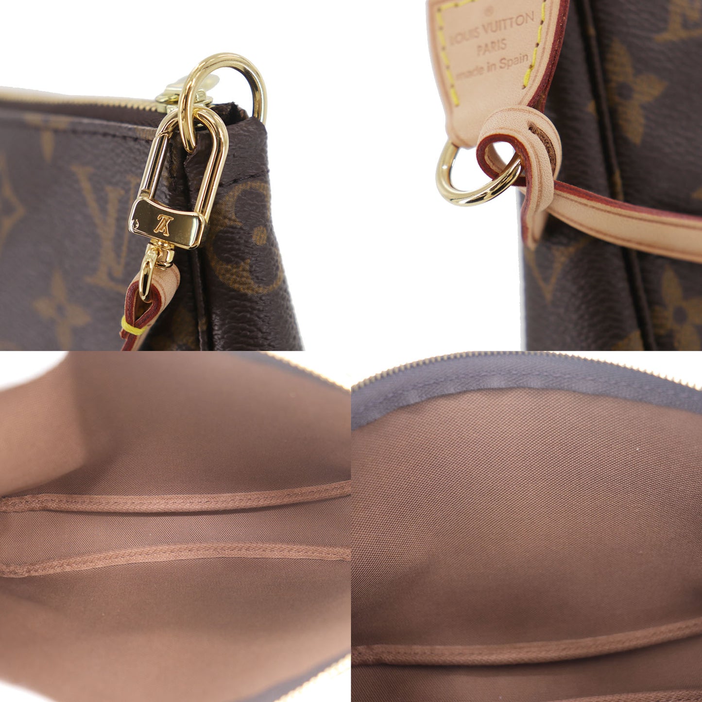 LOUIS VUITTON LV Pochette Accessories Monogram Pouch Handbag M51980 #ED878