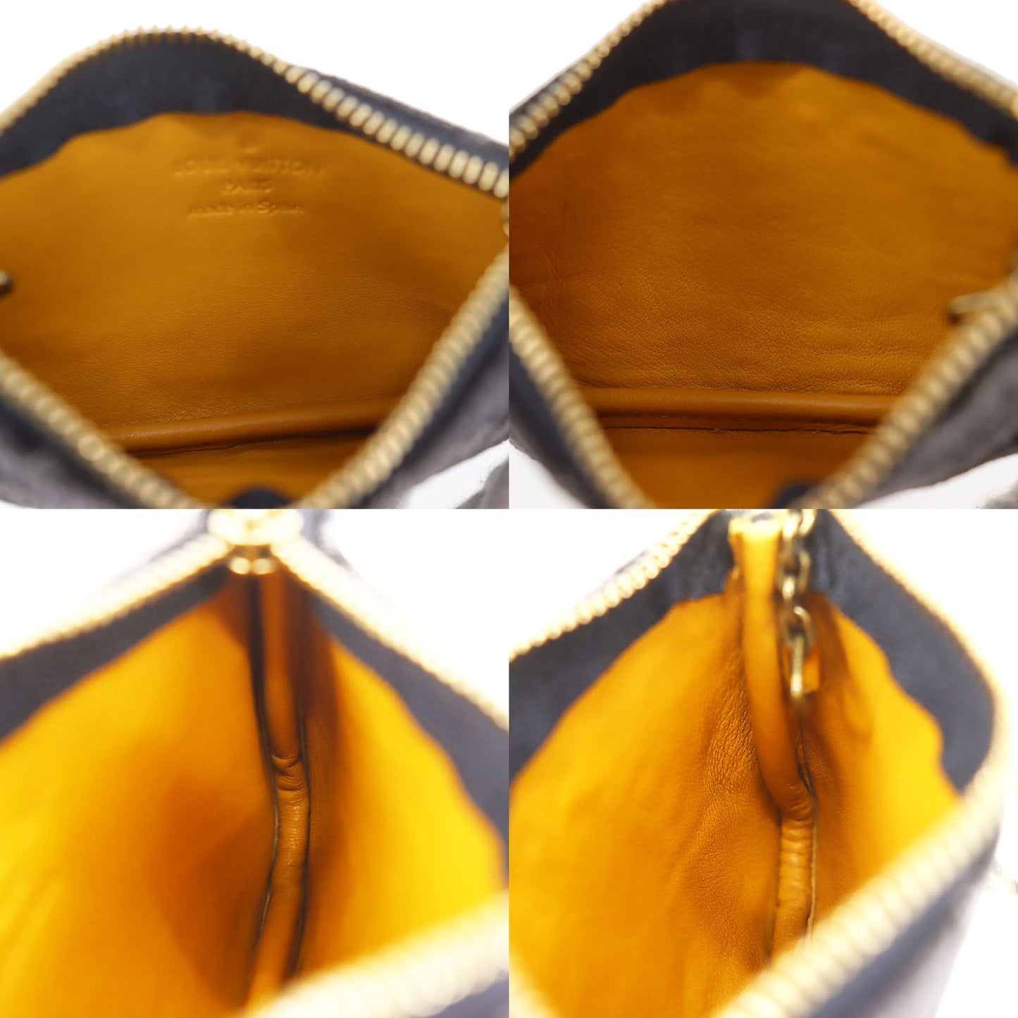 LOUIS VUITTON LV Pochette Cles Coin Purse Monogram Denim M95616 #CY688