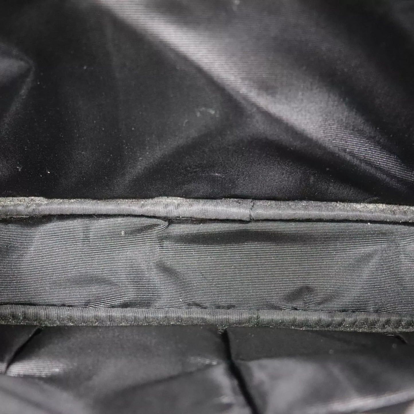 GIVENCHY Handbag Nylon Canvas Black China #AH91
