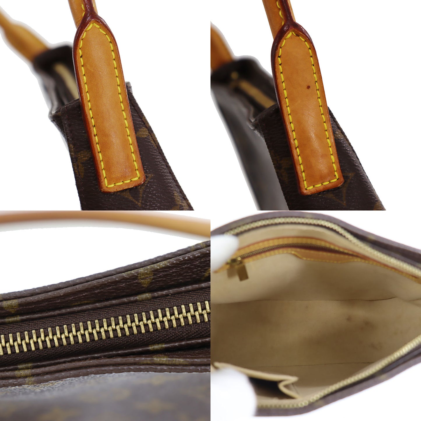 Louis Vuitton LV M51146 Monogram Shoulder Bag Looping MM #CF725