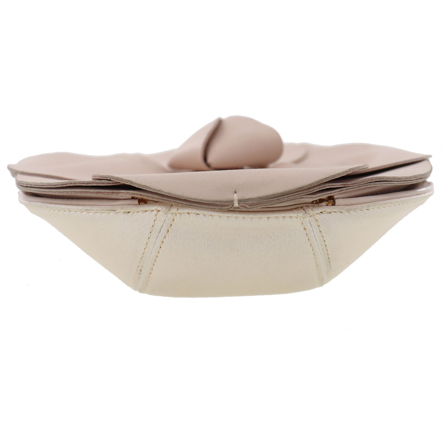 CHANEL Shoulder Bag Camellia Pink Leather #AH387