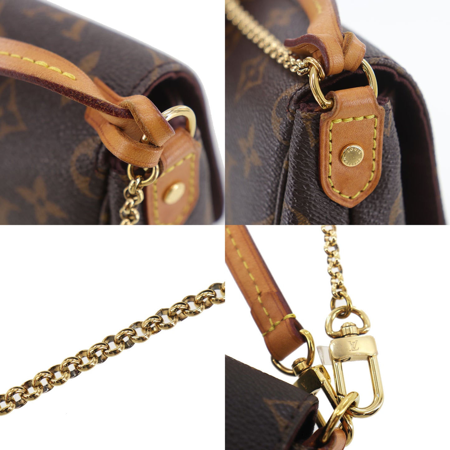 Louis Vuitton LV M40718 Monogram Shoulder Bag Favorite MM #CJ739