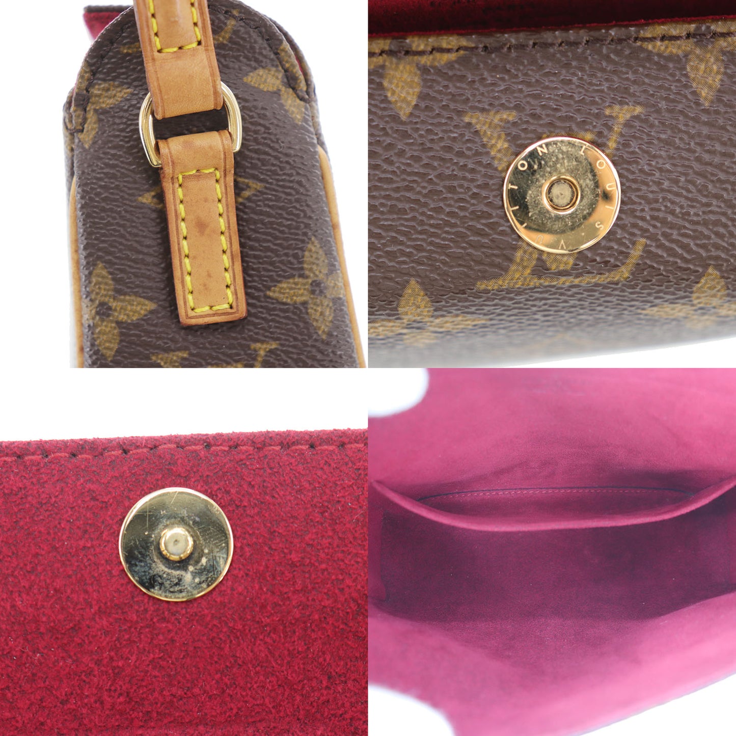 Louis Vuitton LV Recita Handbag Monogram Leather M51900 #AH586