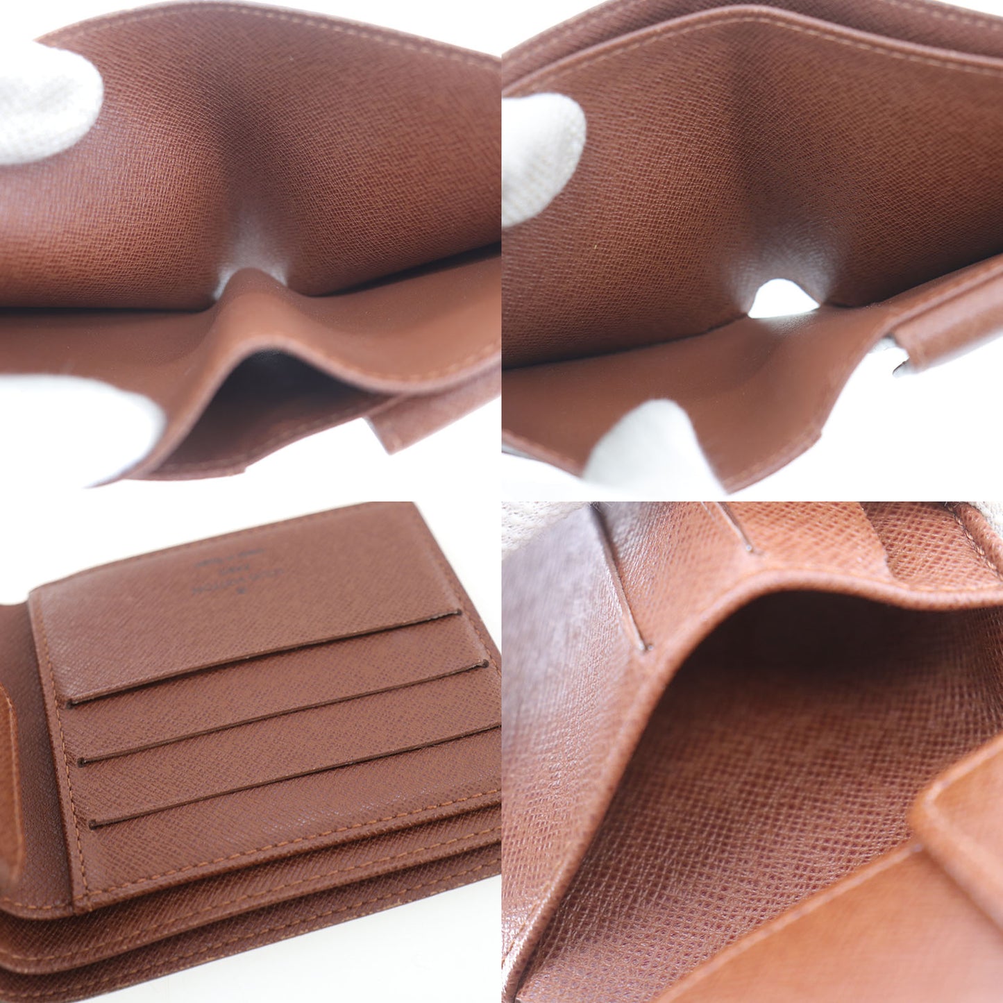 Louis Vuitton LV Bifold Wallet Monogram Brown M61665 #ED367