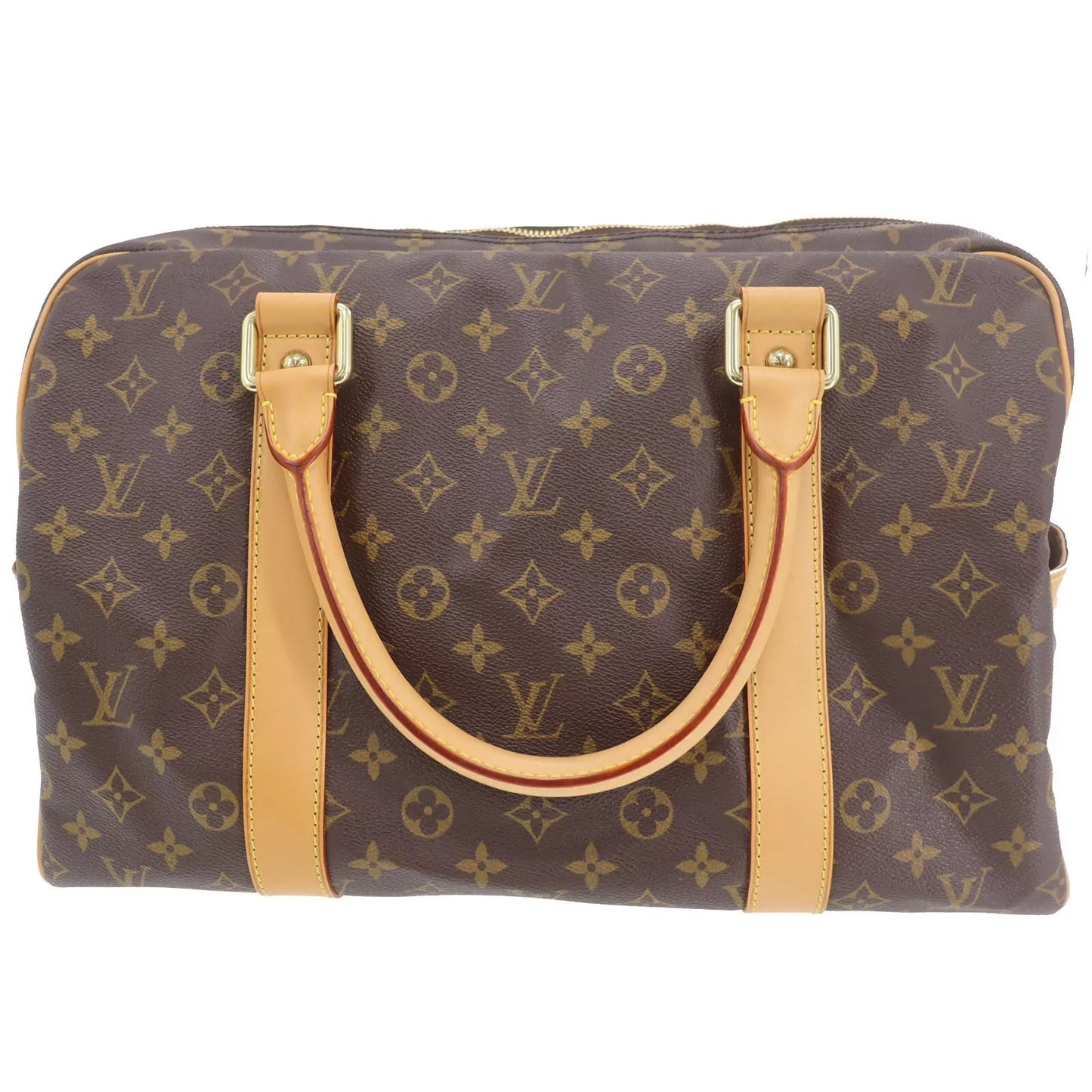 Louis Vuitton LV Carryall Boston Handbag Monogram Leather M40074 #EC574