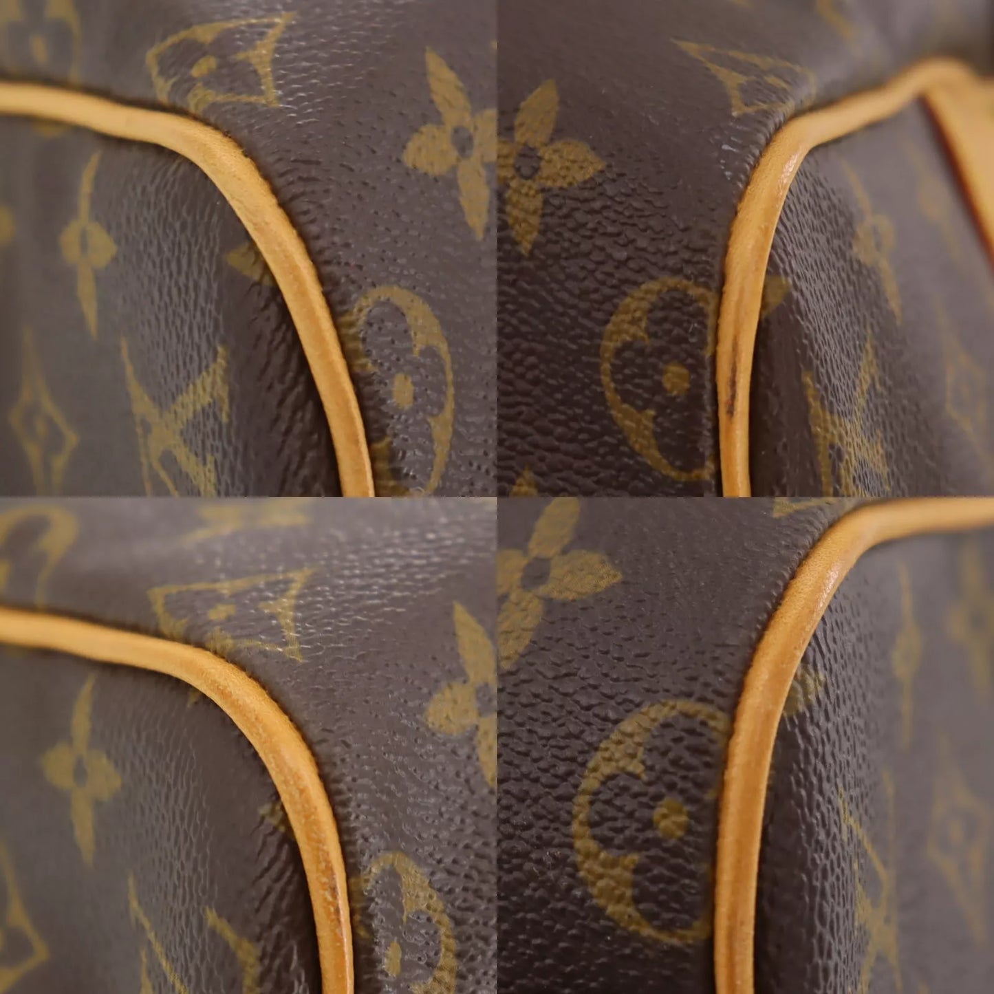 Louis Vuitton LV Carryall Boston Handbag Monogram Leather M40074 #EC574