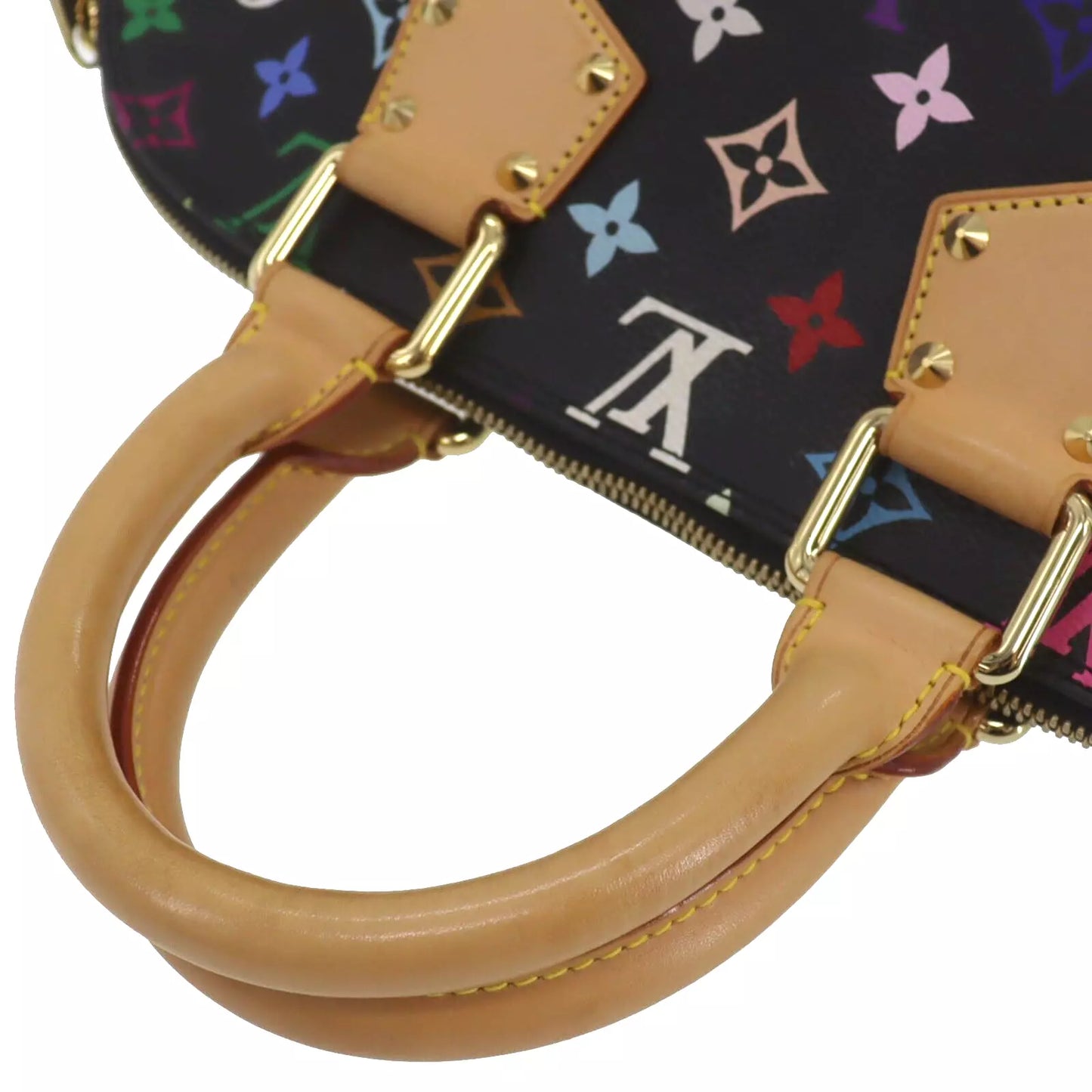 Louis Vuitton LV Alma PM Multicolor Noir Handbag Monogram M40444 #ED376