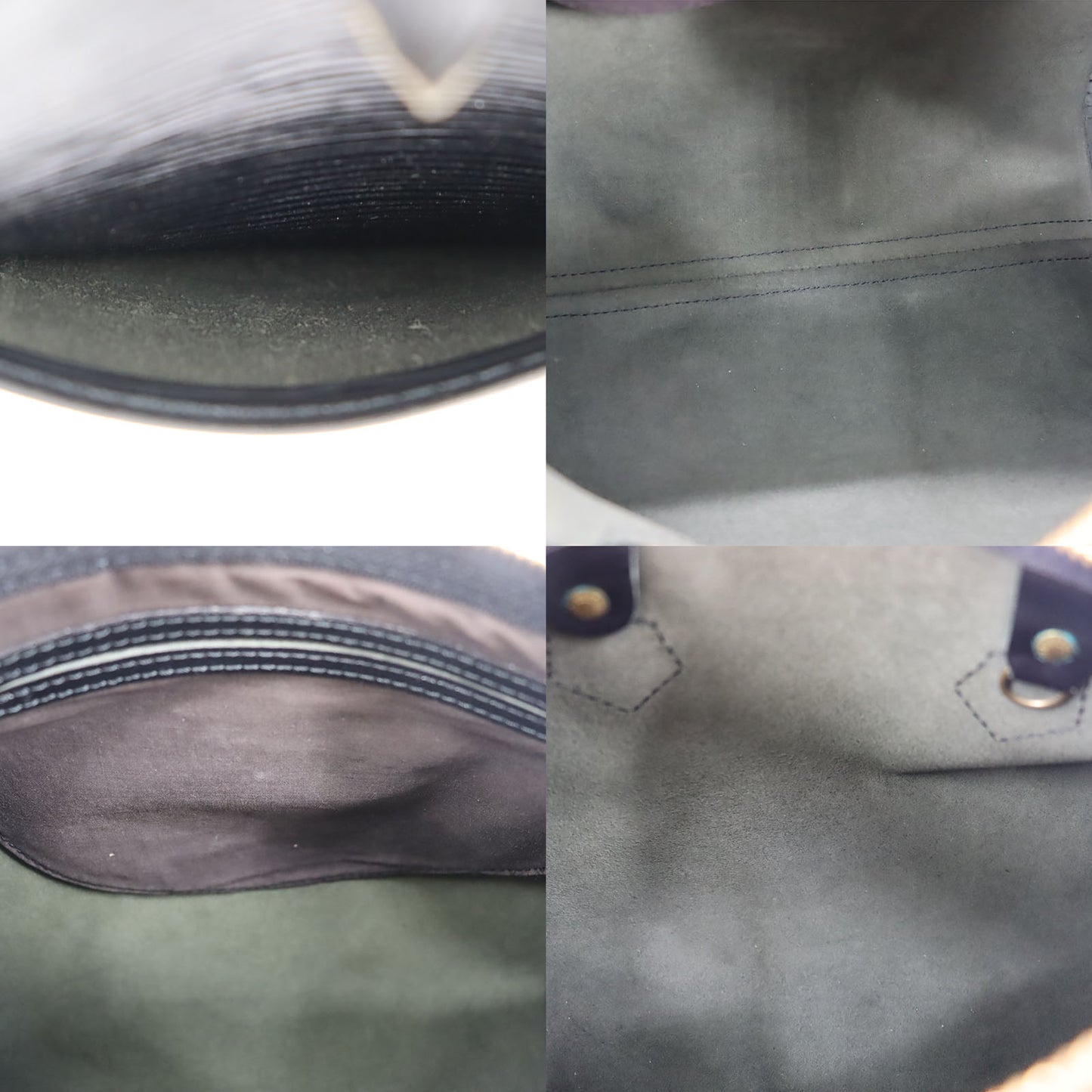 LOUIS VUITTON Speedy 25 Handbag Epi Leather Black M59032 #AG470
