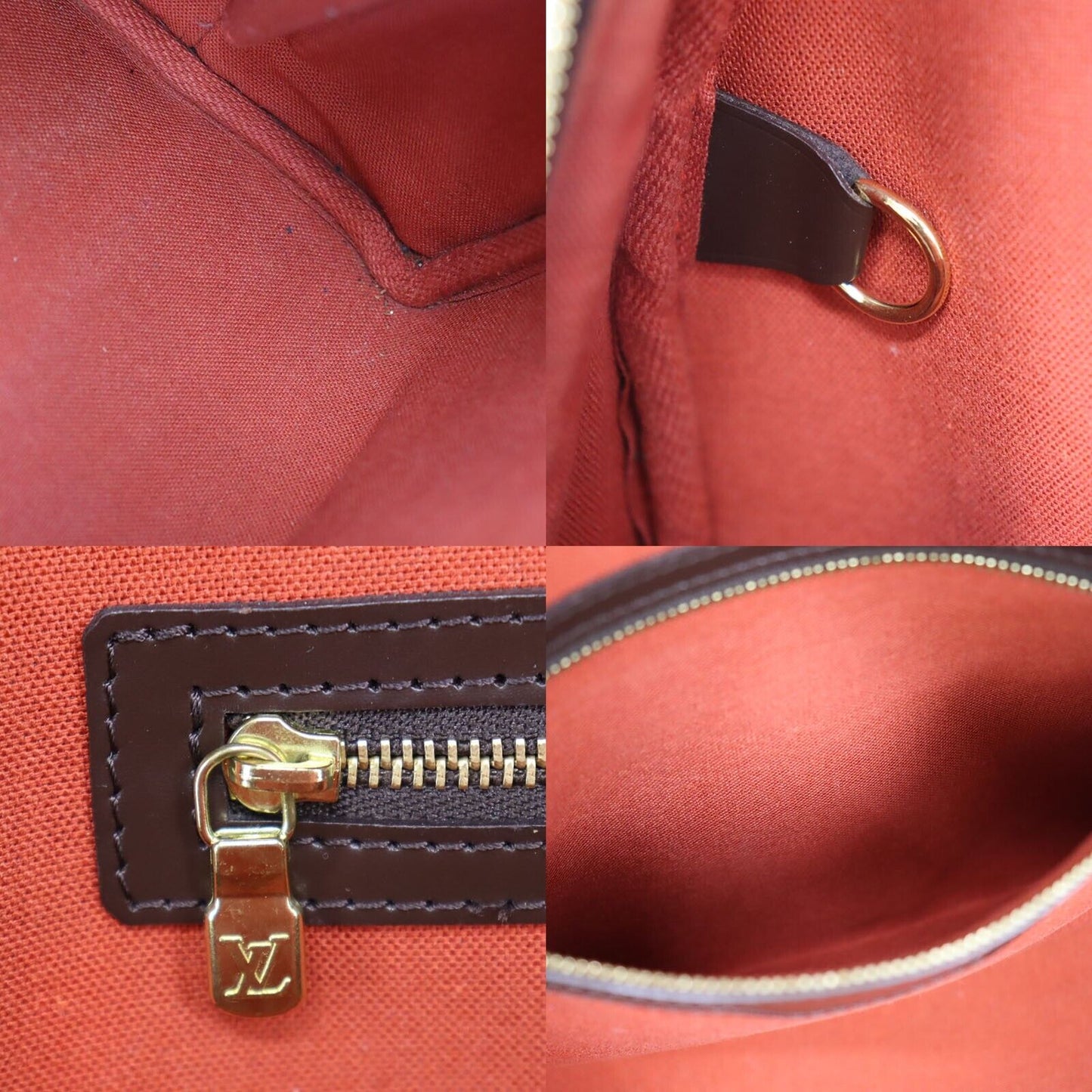LOUIS VUITTON Nolita Handbag Damier Brown N41455 #AG556