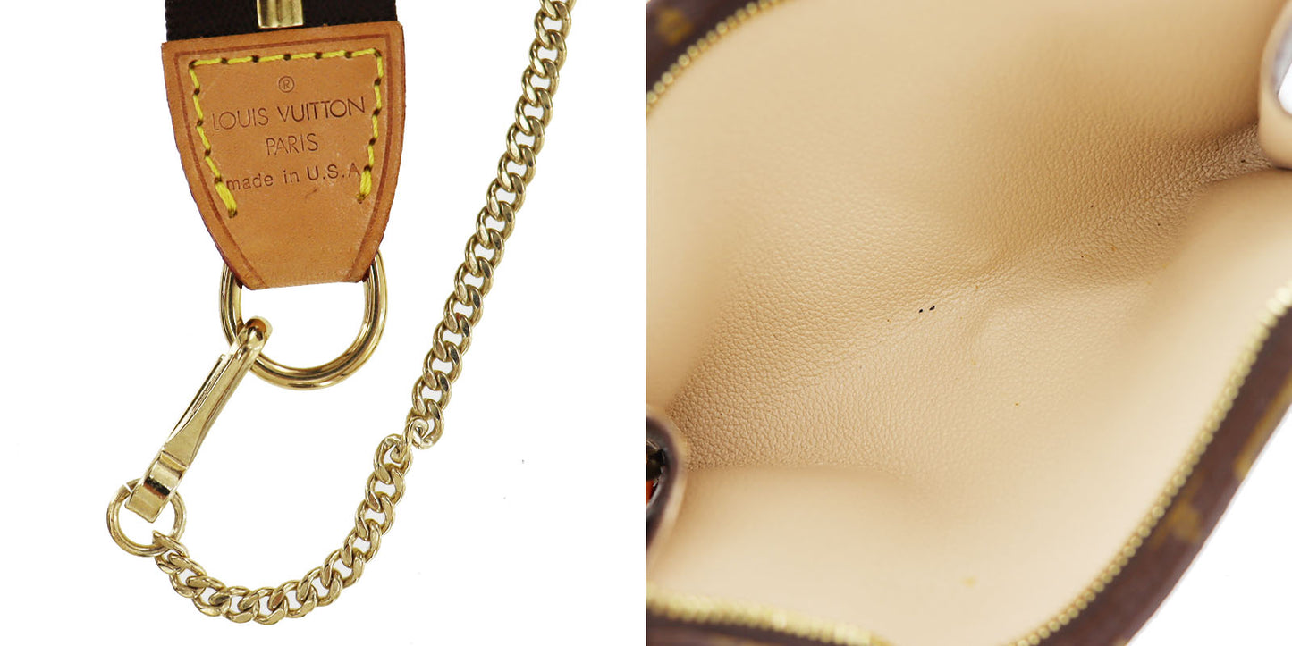 LOUIS VUITTON Bucket PM Shoulder Tote Bag M42238 #BQ381